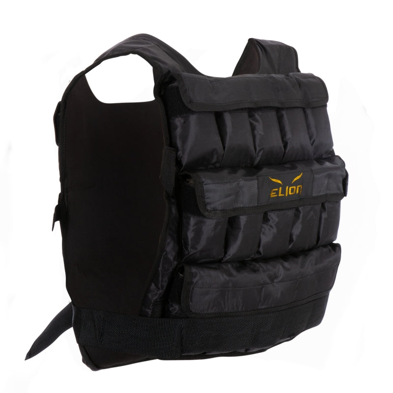 Elion Weste 15kg mit abnehmbaren Gewichten – Schwarz