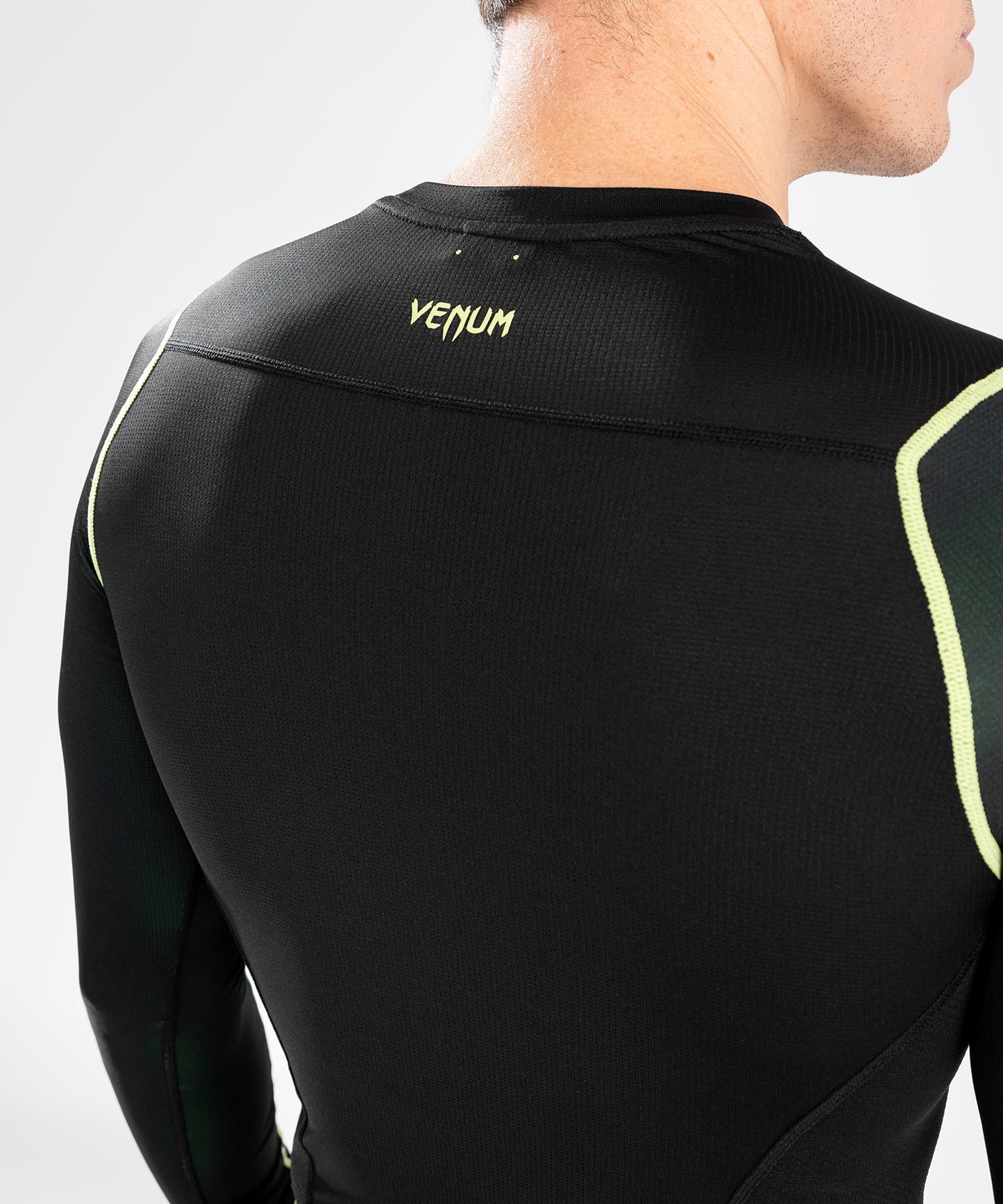 Rashguard Hommes - Manches longues Venum Fusion 2.0  - Noir/Jaune