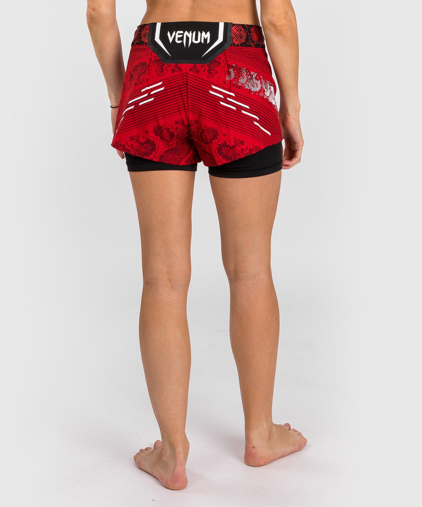 UFC Adrenaline by Venum Authentic Fight Night Women's Fight Shorts - Rot