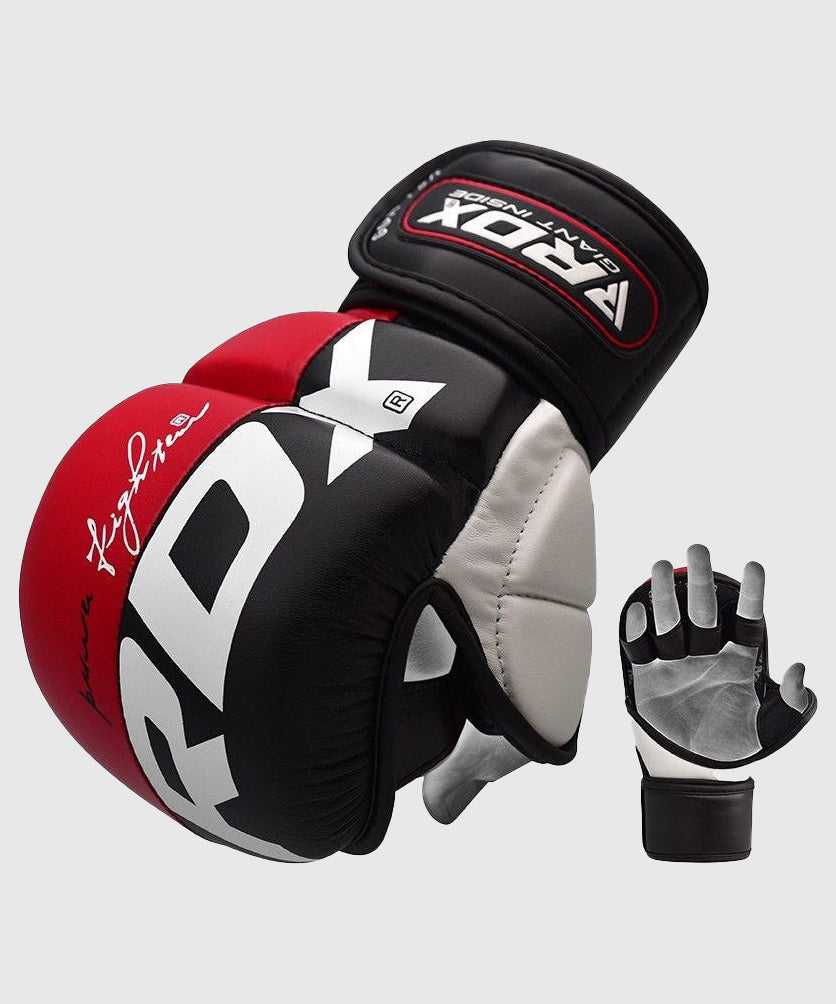 RDX Sports T6 MMA-Sparring-Handschuhe - Rot