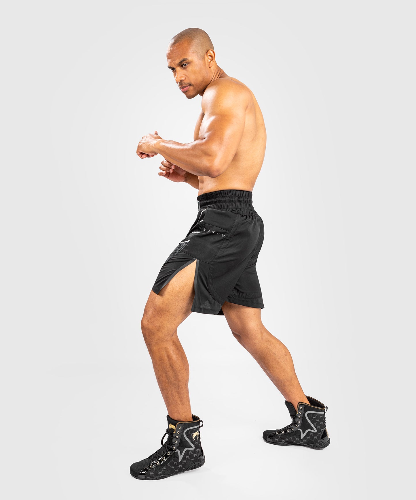 Venum Biomecha Pantalón Corto de Boxeo – Negro/Gris