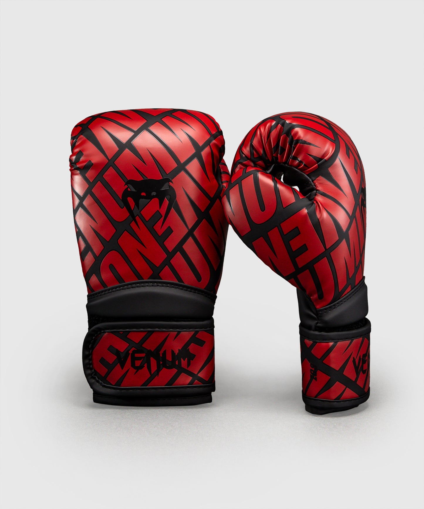 Venum Contender 1.5 XT 3D Guantes de Boxeo para Niño - Negro/Rojo
