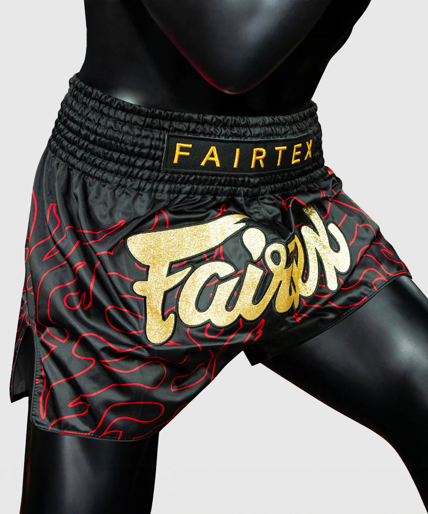 Fairtex Lava Pantalones Cortos de Muay Thai - Lava