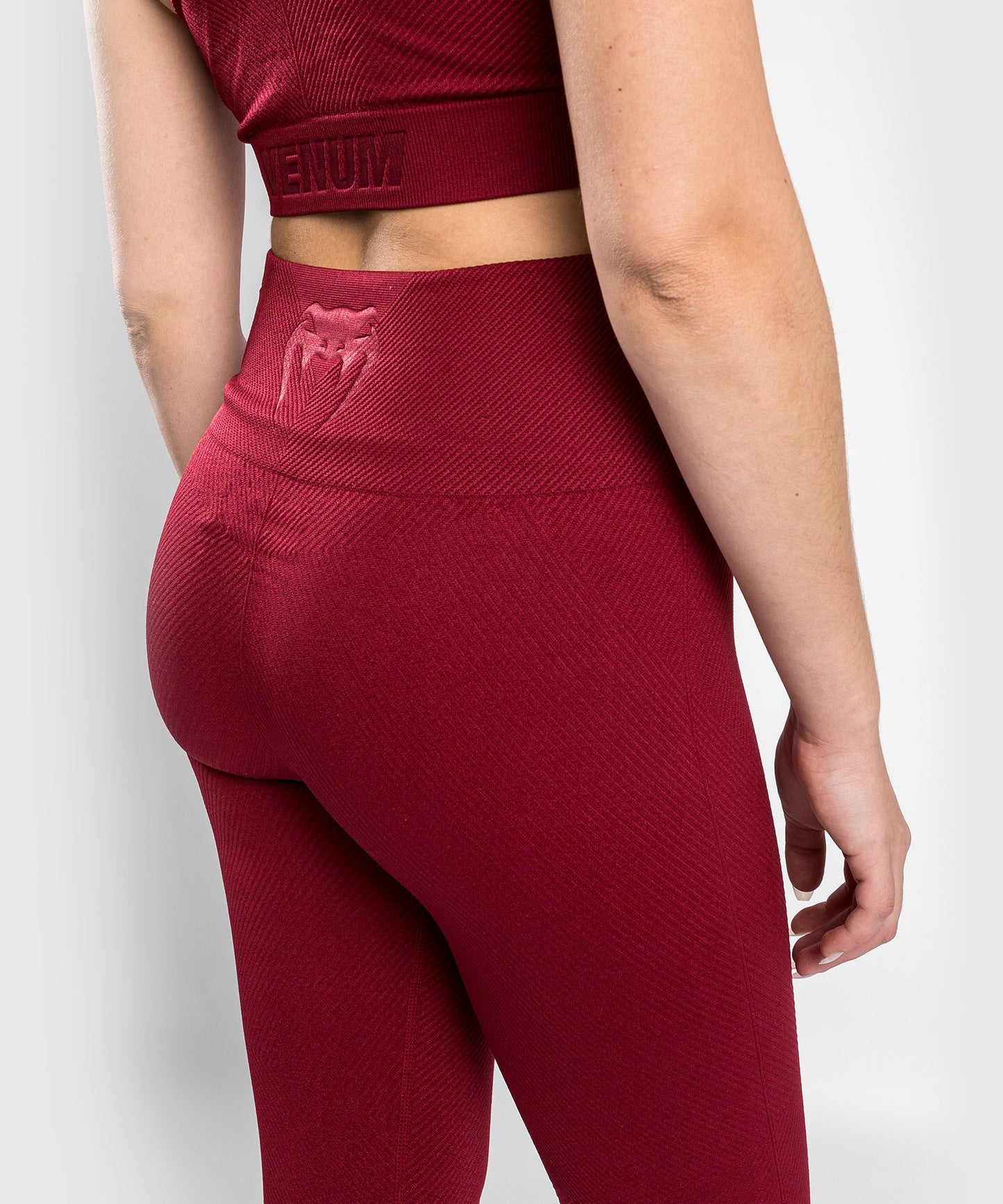 Venum Sparring Seamless Leggings ⅞ - Bordeaux 