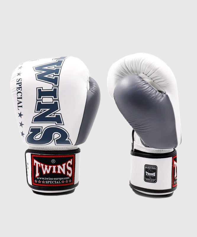 Twins BGVL8 Boxhandschuhe - Weiß/Grau