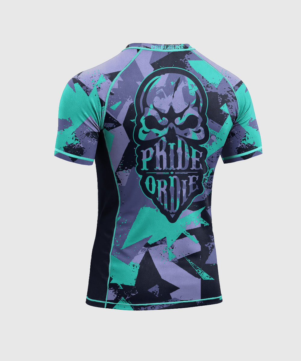 Rashguard À Manches Courtes Pride Or Die Reckless 2.0 - Noir