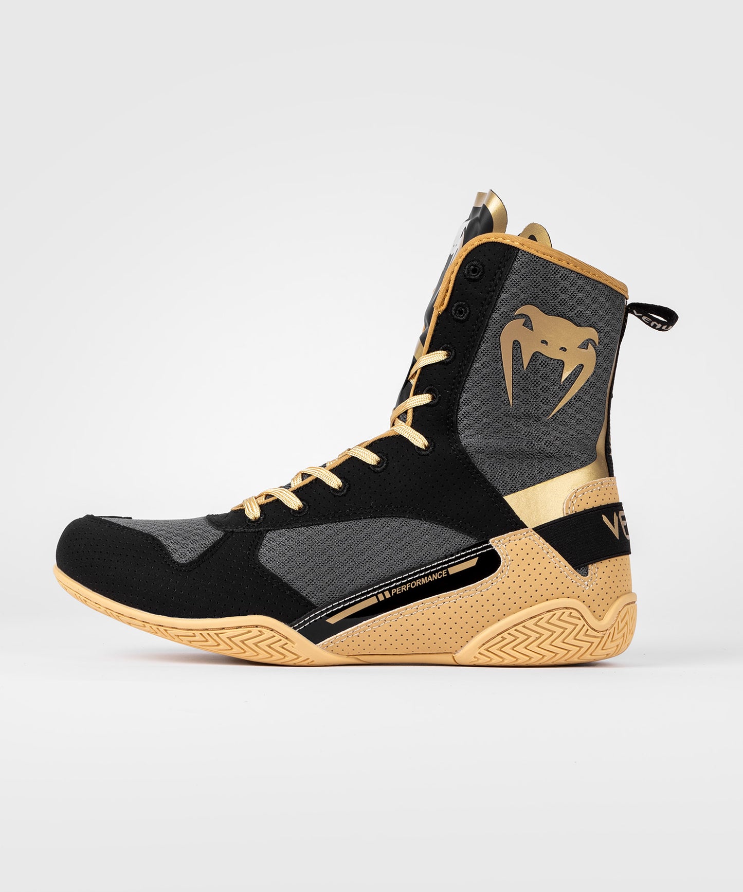 Venum Elite Zapatillas de Boxeo - Negro/Beige