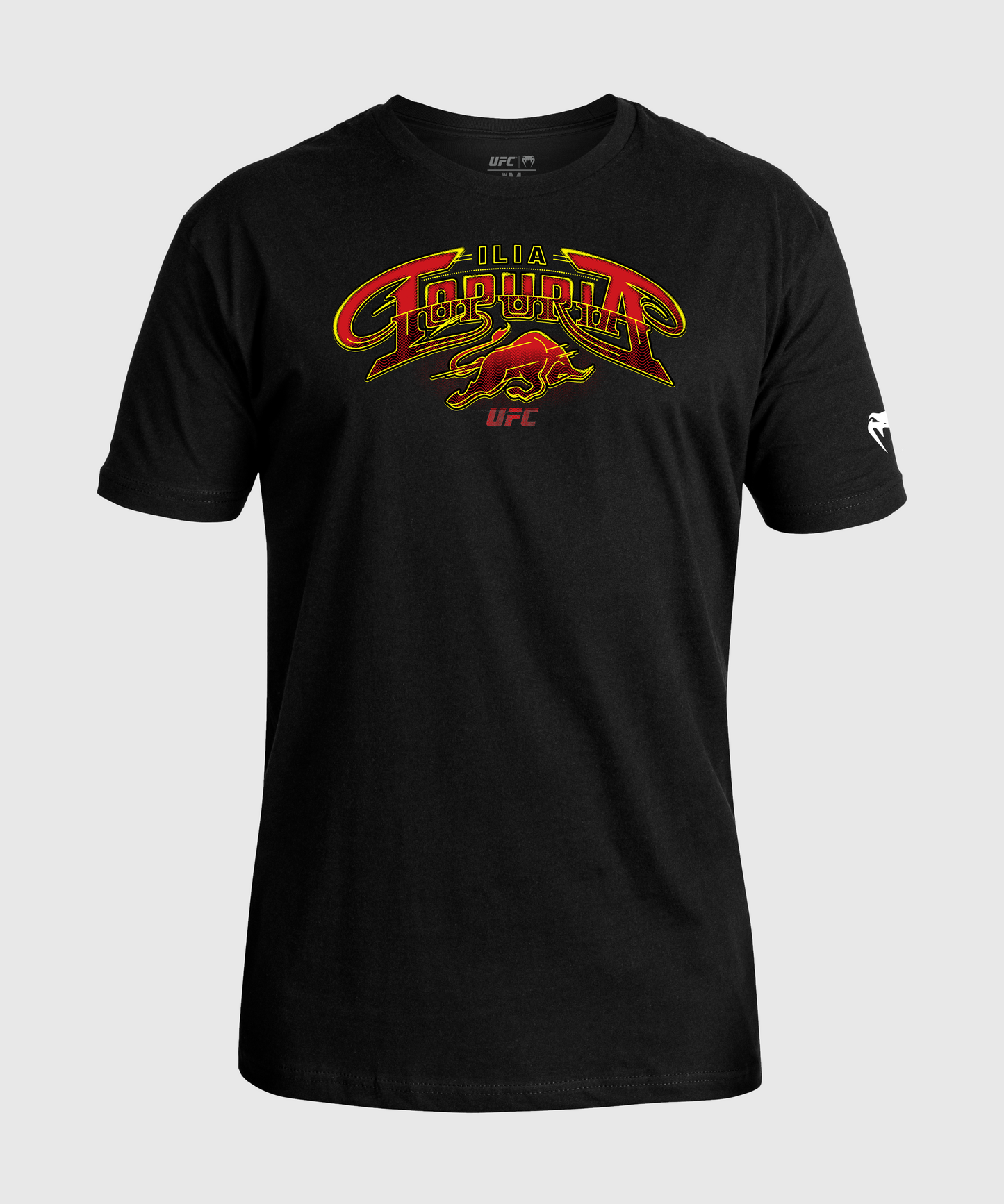 UFC Unrivaled by Venum Ilia Topuria Herren T-Shirt - Schwarz