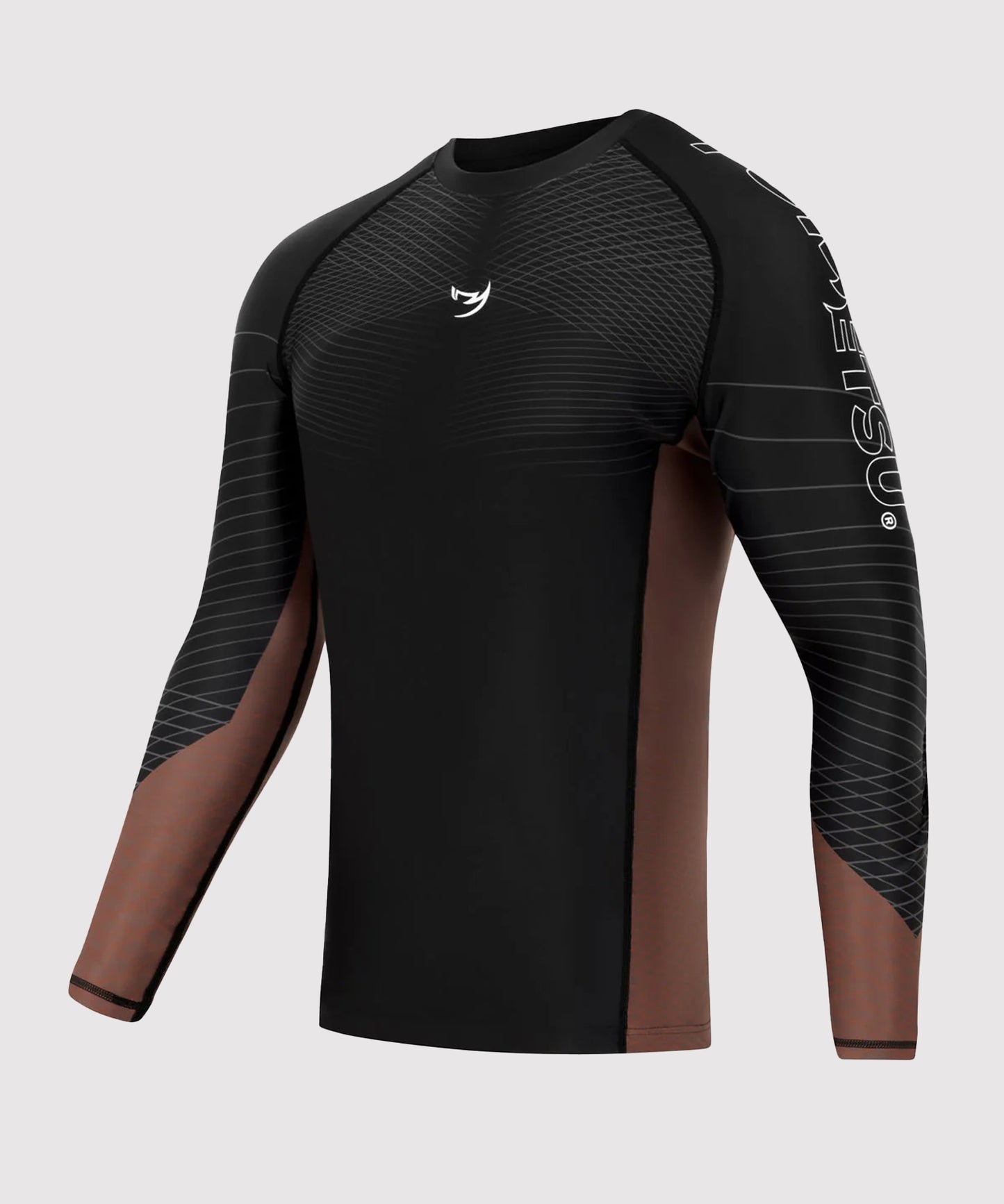Rashguard À Manches Longues Fumetsu Competitor Mk2 - Noir/Marron