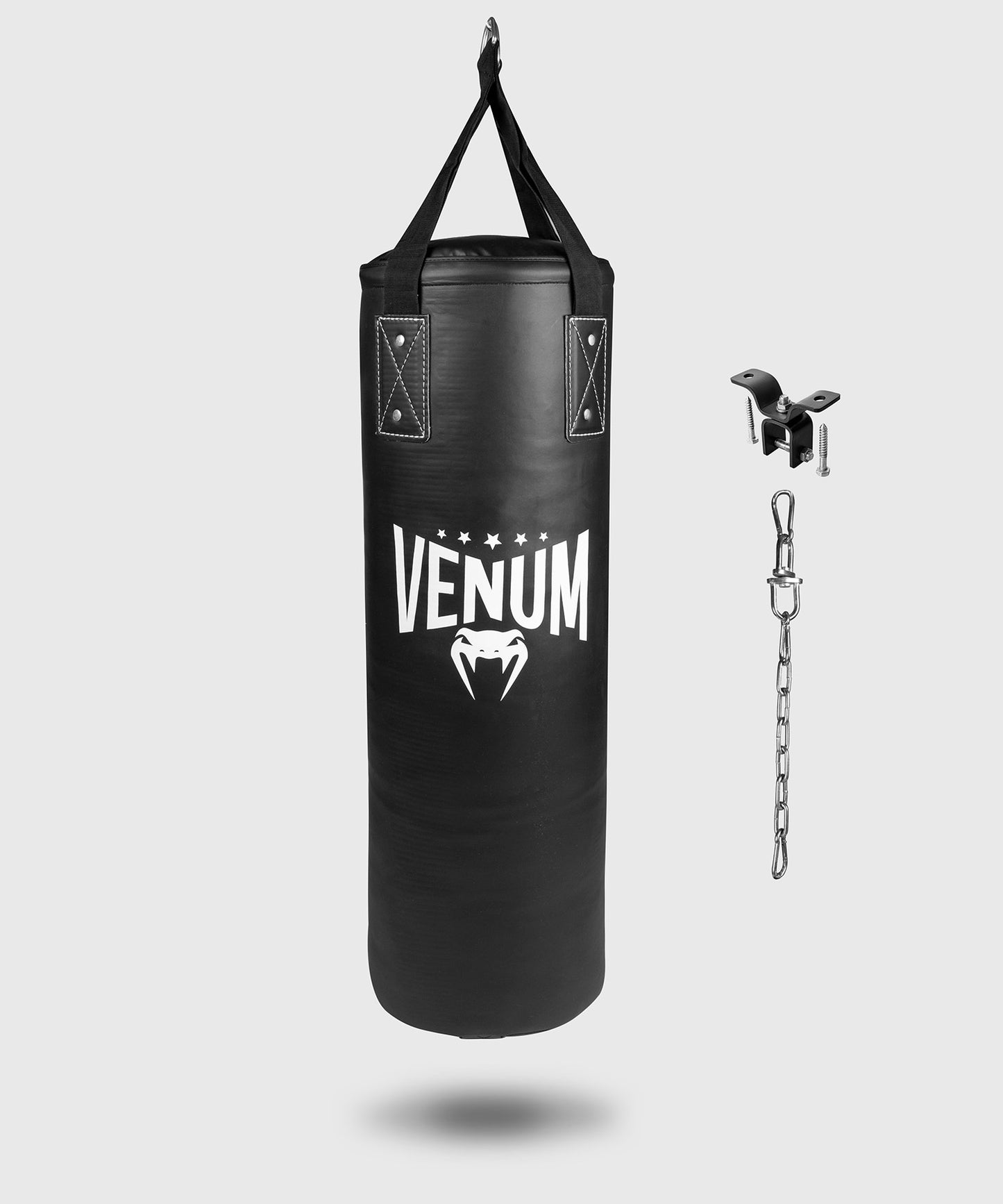 Venum Origins Boxsack - Schwarz/Weiß (Deckenhalterung inklusive)