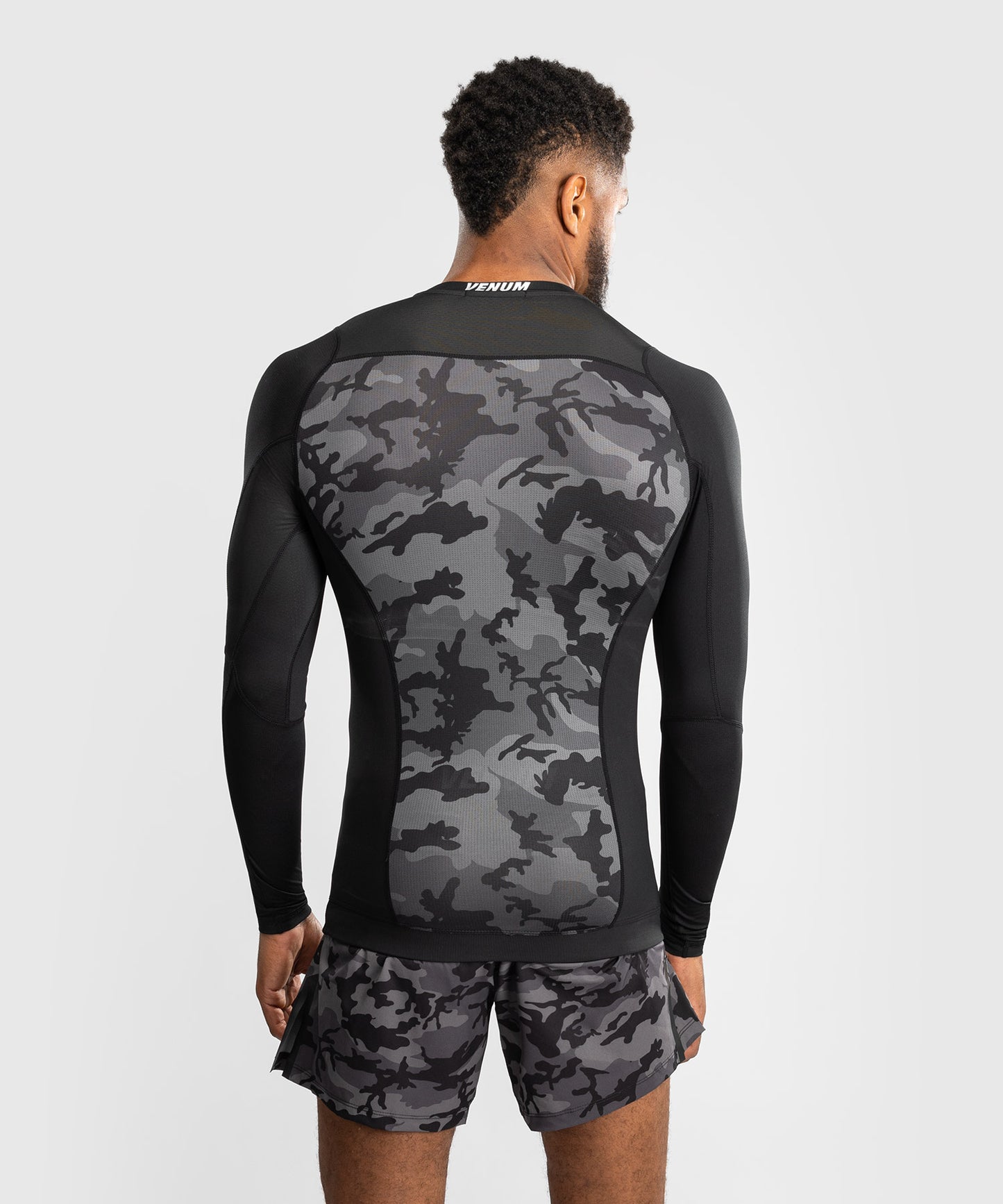 Venum x Polaris Langarm Rashguard - Schwarz/Grau
