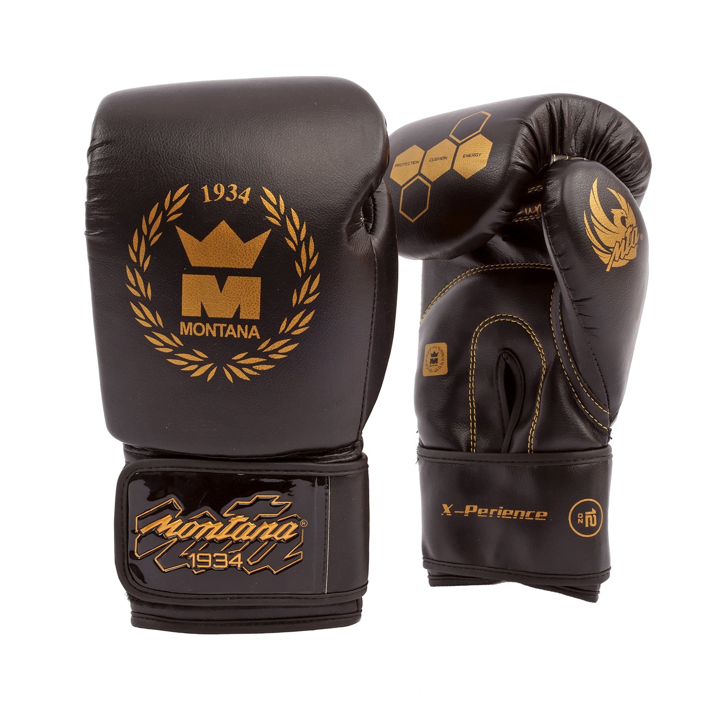 Montana X-Perience Guantes de Boxeo - Negro
