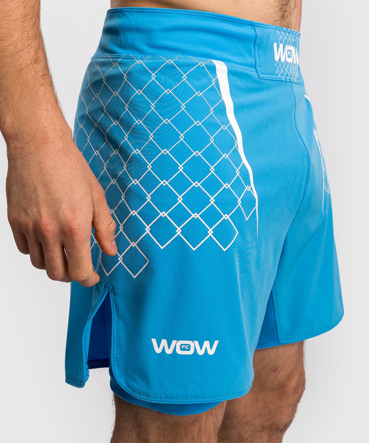 Short de Combat pour Hommes Venum x WOW FC - Bleu