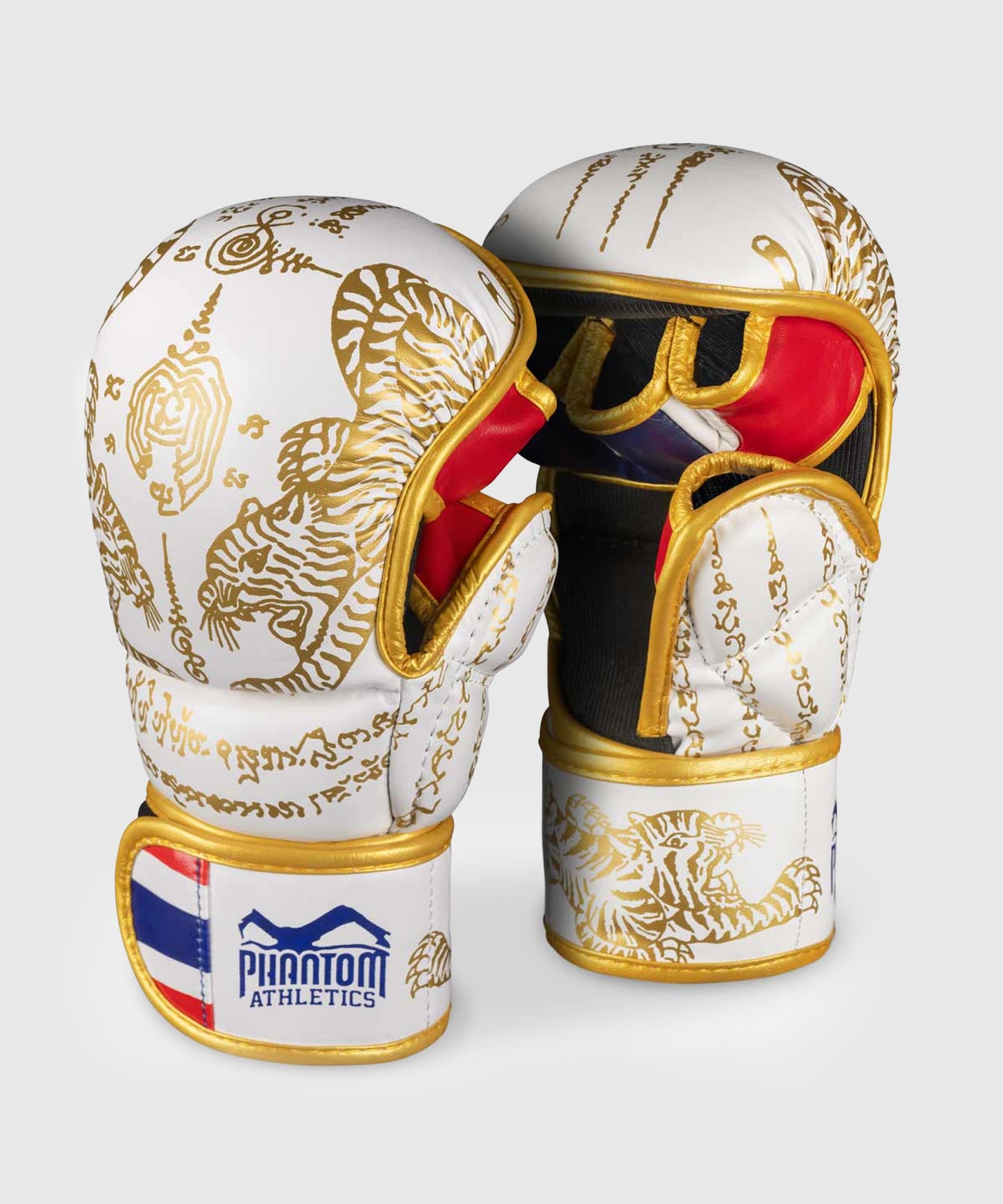 Gants de sparring MMA Muay Thai Limited Edition Phantom Athletics - Blanc/Or