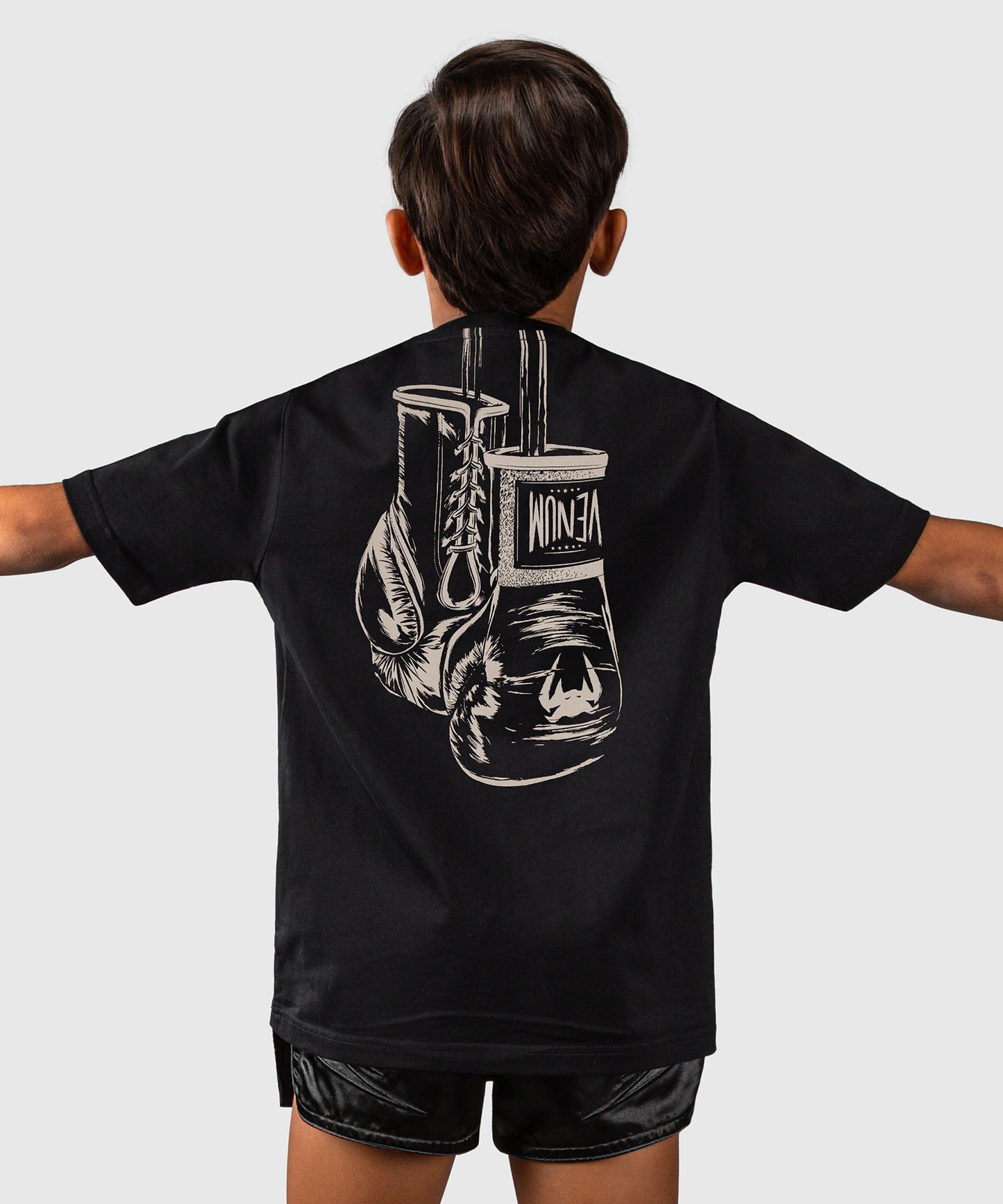 Venum Fight Icon Camiseta de Algodón para Niño - Negro