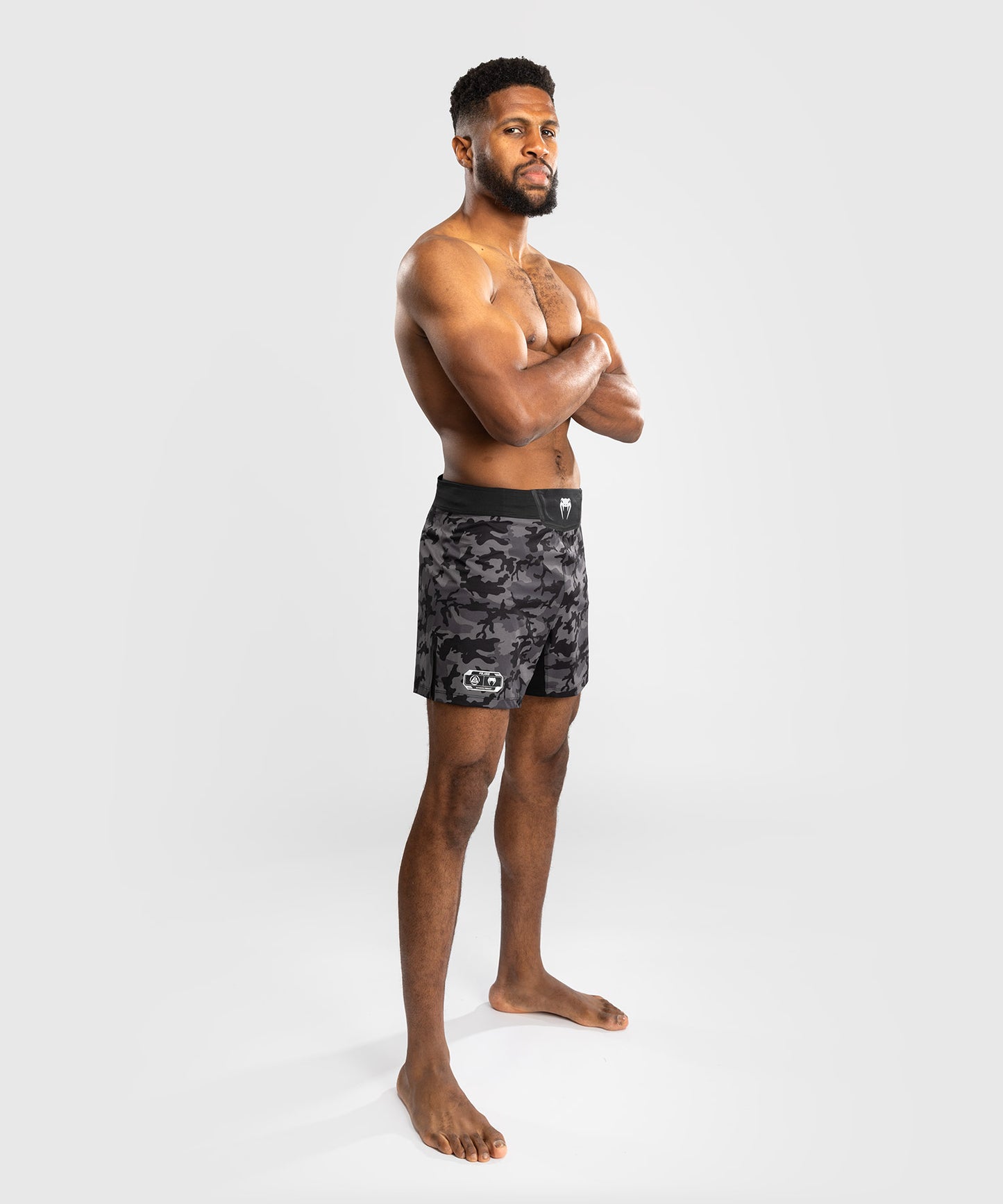 Venum x Polaris Pantaloni da Combattimento - Nero/Grigio Tempesta