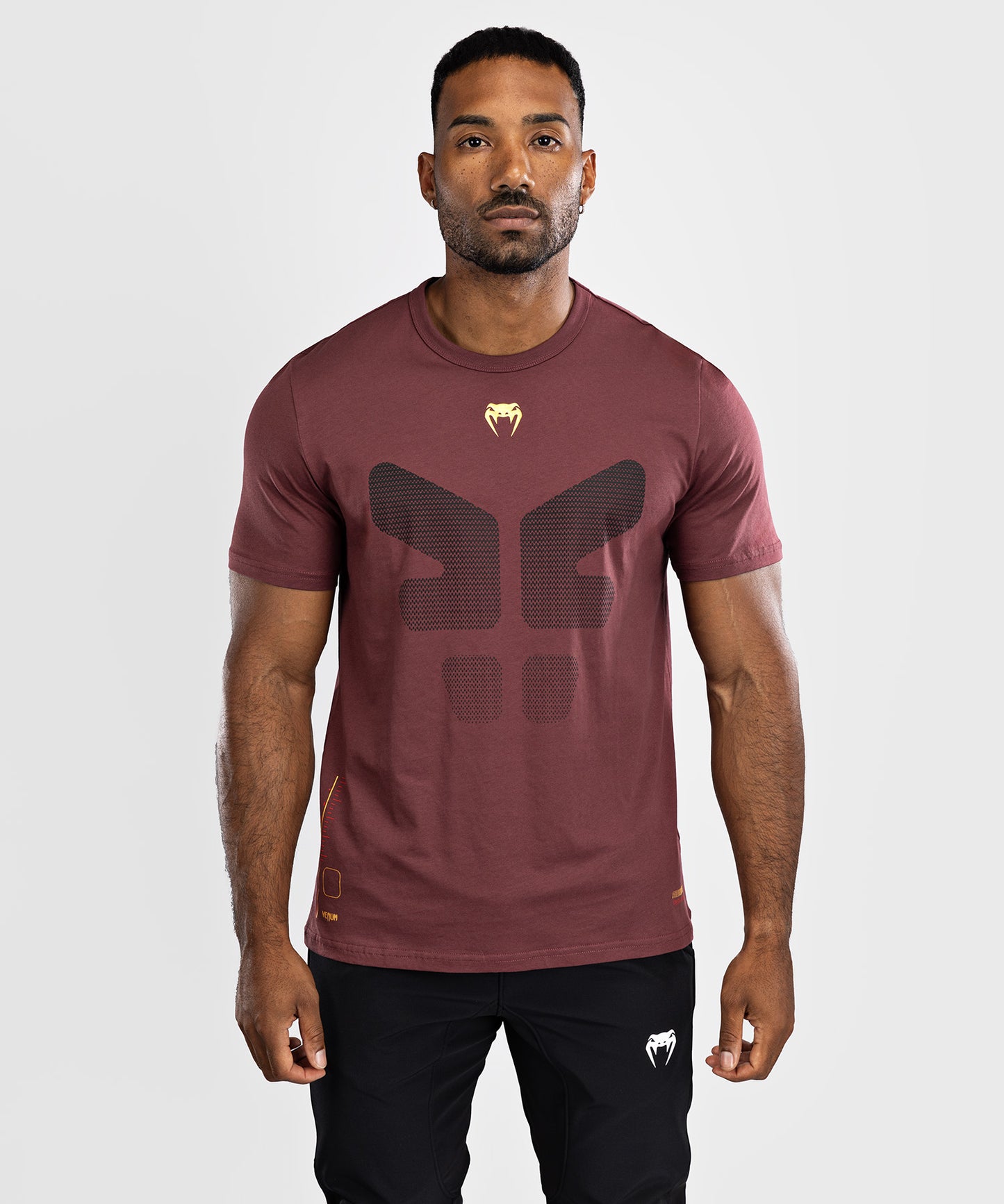 T-Shirt Venum Tactical XT- Noir/Bordeaux/Or