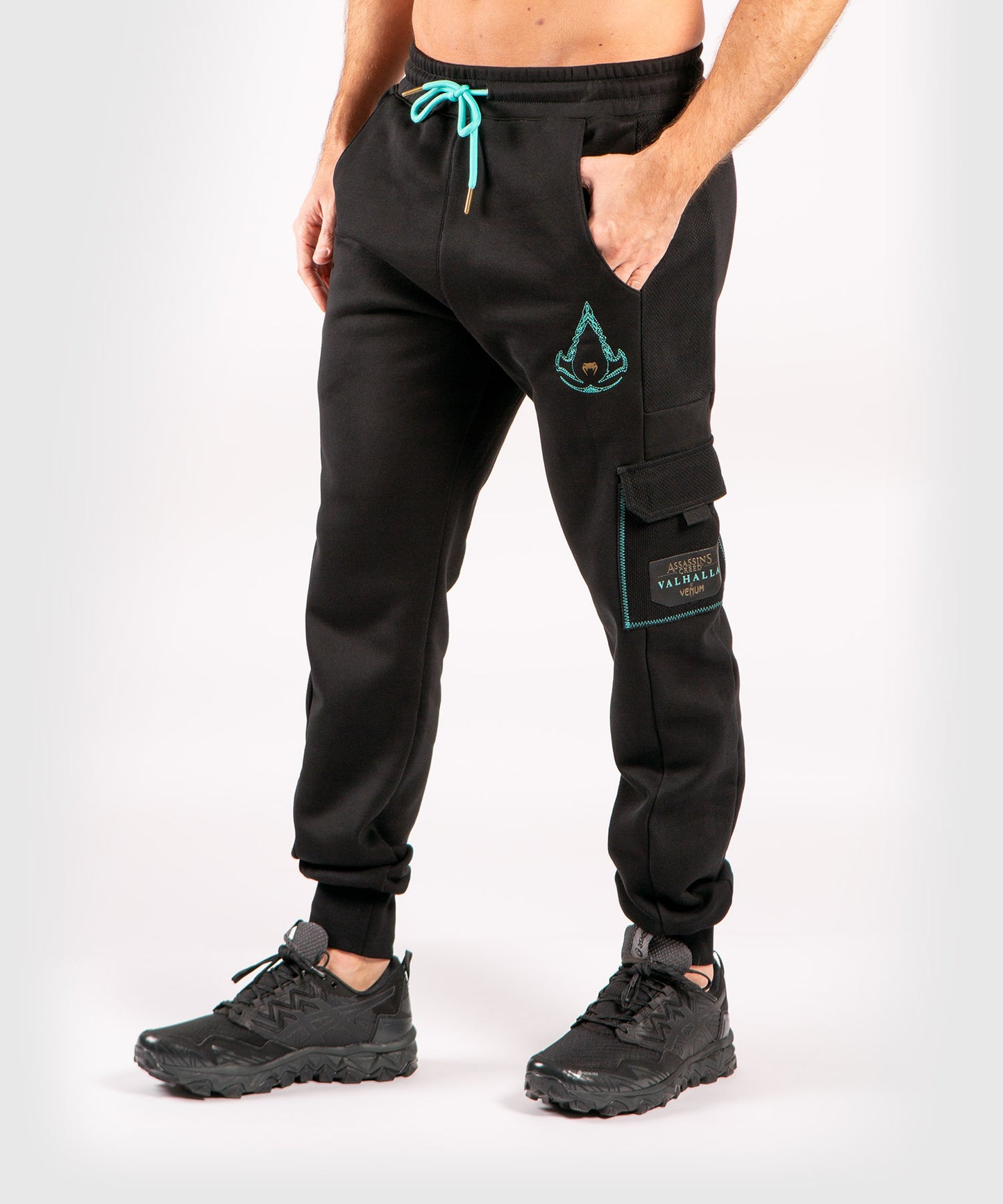 Venum Assassin's Creed Jogginghose – Schwarz/Blau