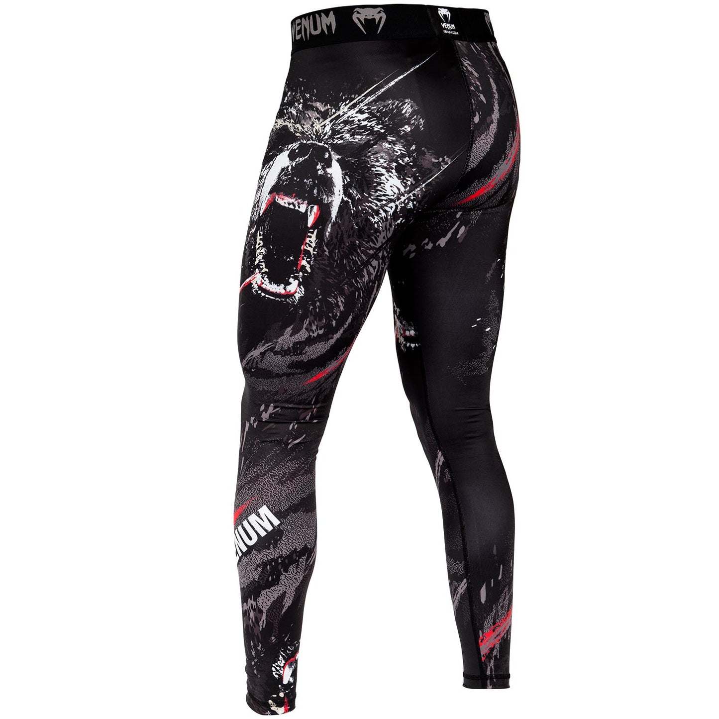 Pantalon de Compression Venum Grizzli - Noir/Blanc
