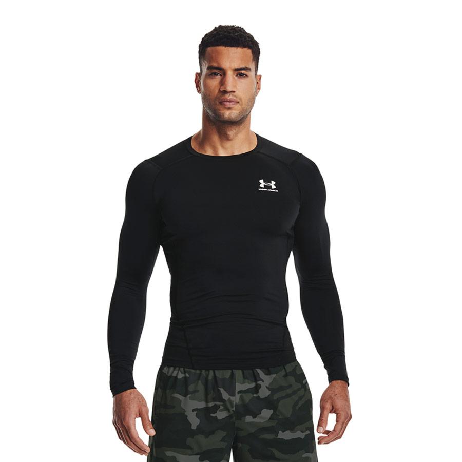 Under Armour HeatGear® T-Shirt Langarm – Schwarz