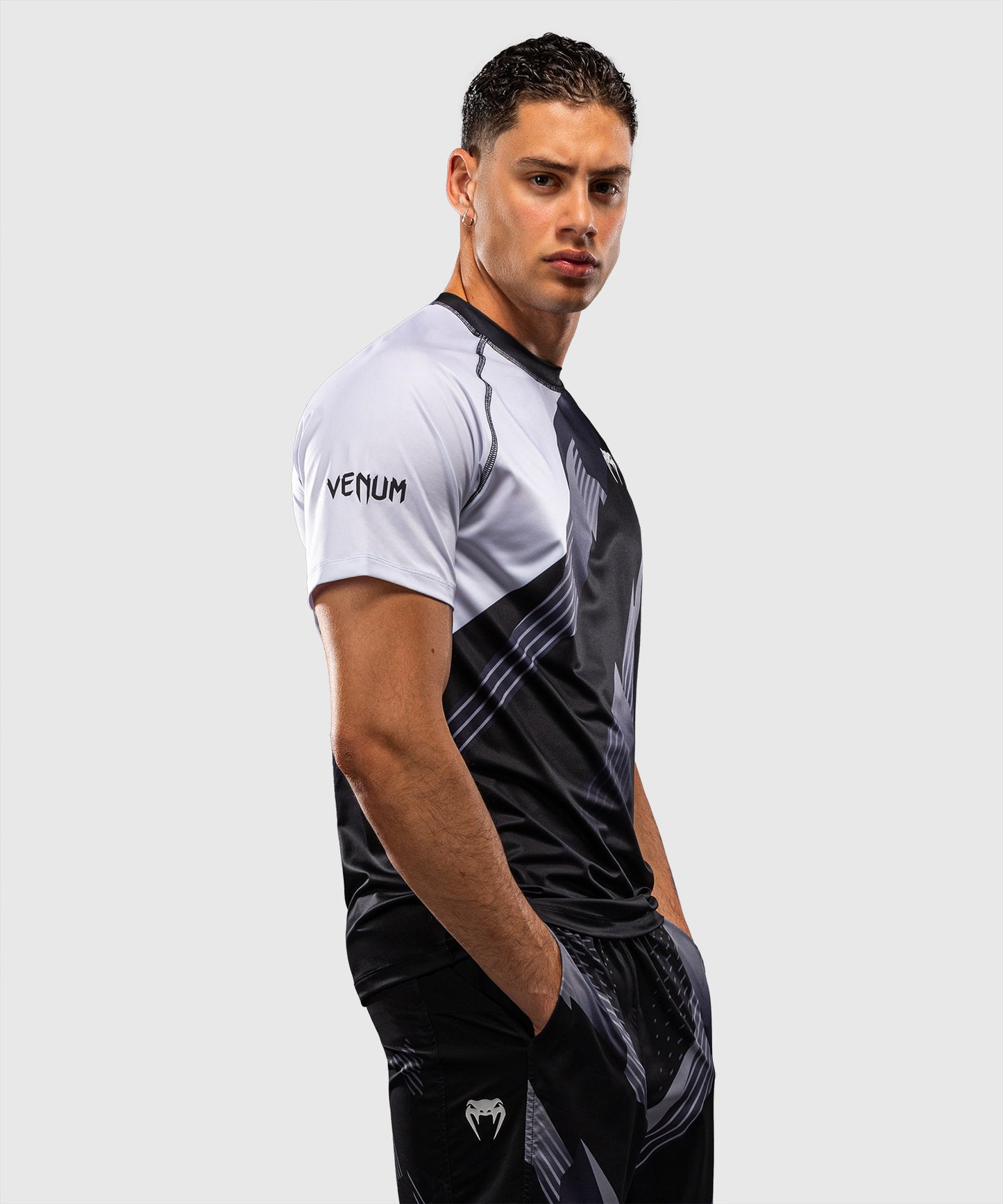 Venum No-Gi 6.0 Camiseta Dry Tech - Negro/Blanco