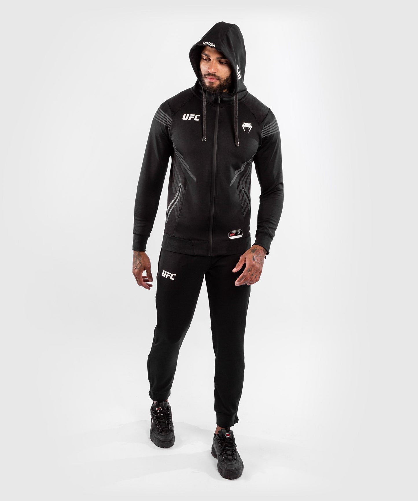 Venum Authentic Fight Night UFC Herren Kapuzenpullover - Schwarz