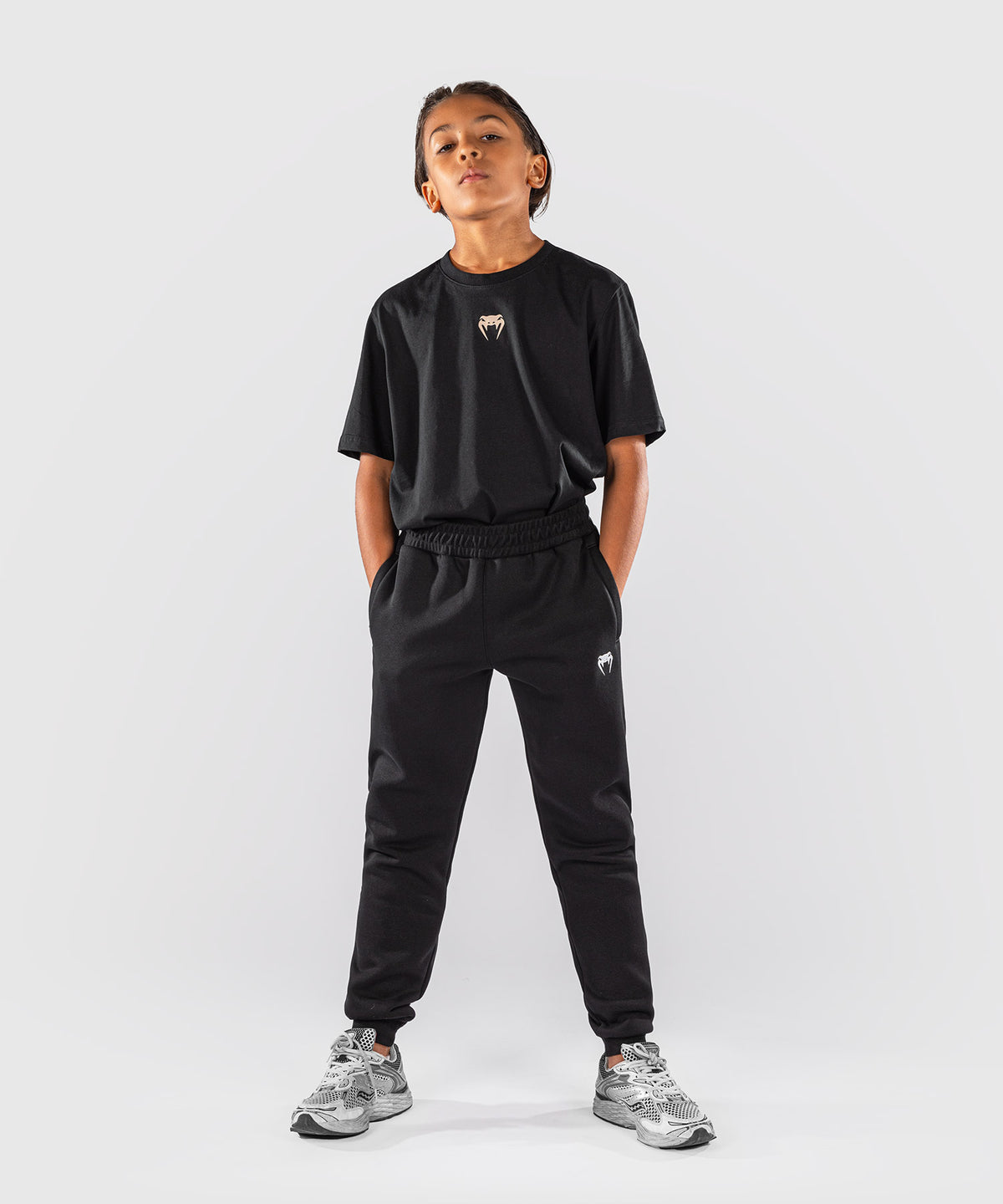 Pantalon de Jogging Venum Attack Fleece & Weave Pour Enfant - Noir