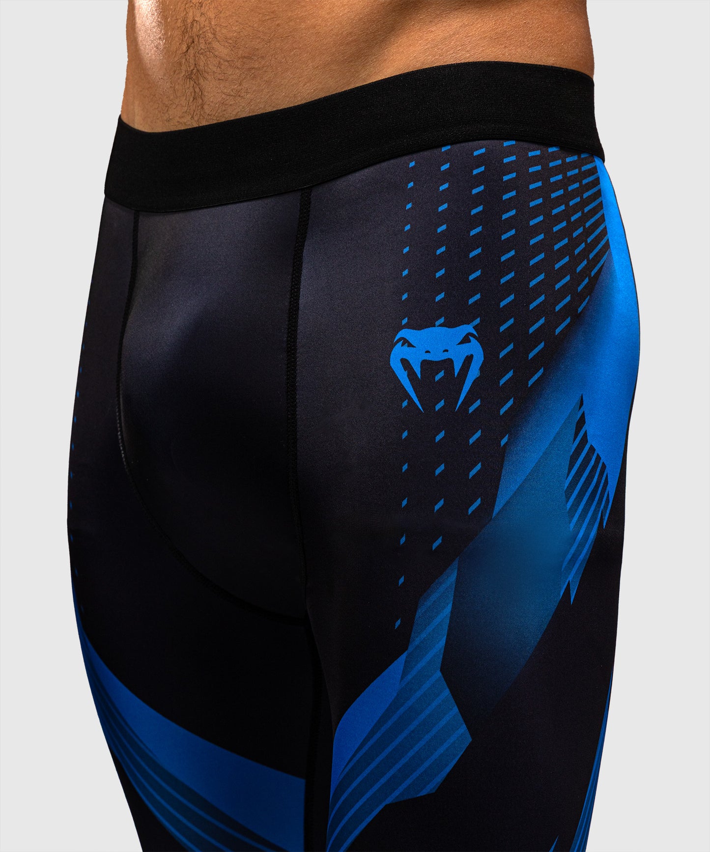 Venum No-Gi 6.0 Spats - Negro/Azul