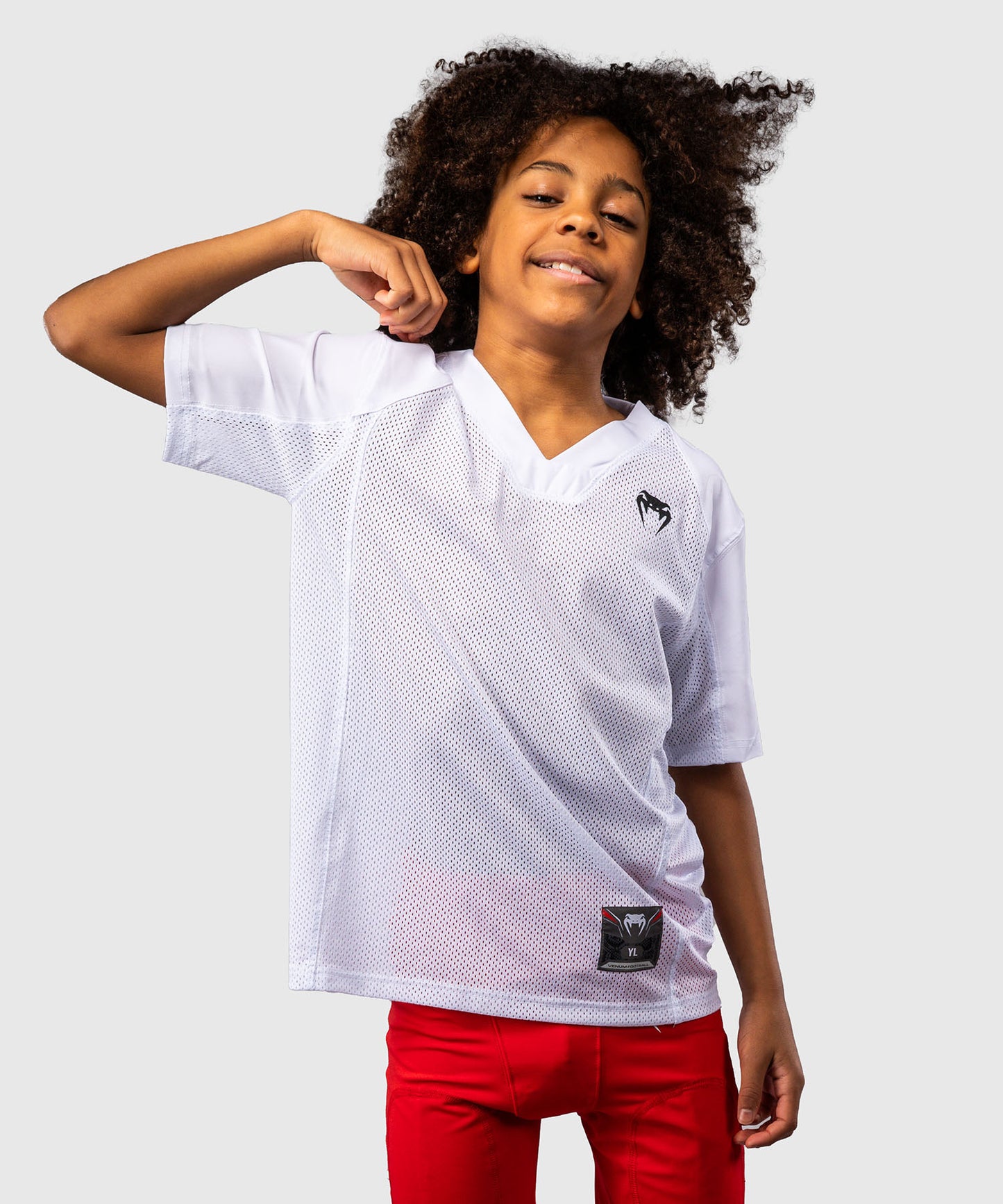 Venum Elite Football Camiseta de Fútbol Manga Corta Para Niños - Blanco