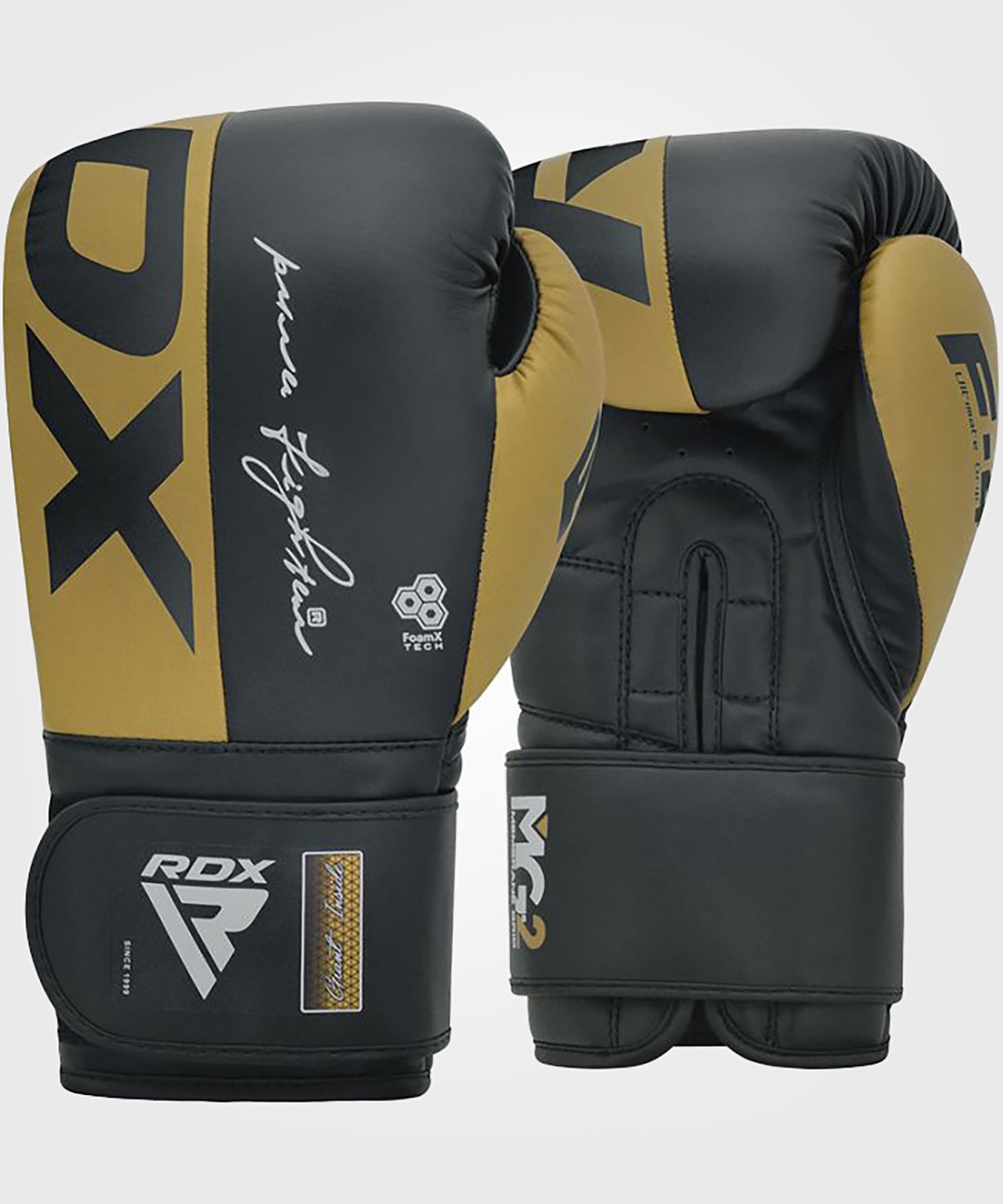 RDX F4 Guantoni da Boxe - Nero/Oro