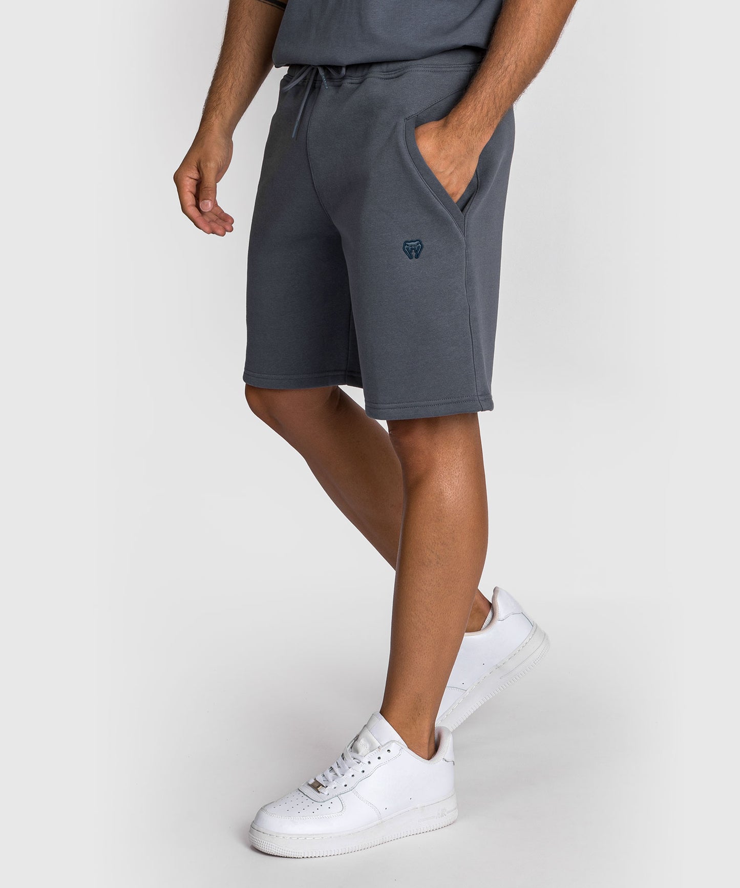 Venum Silent Power Baumwoll-Short - Marineblau 