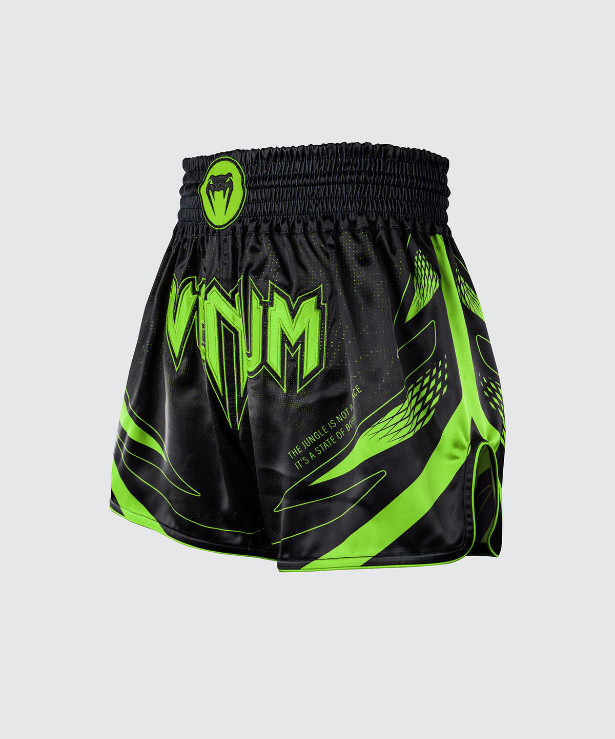 Venum Amazonia Reborn Muay-Thai-Shorts - Schwarz/Grün