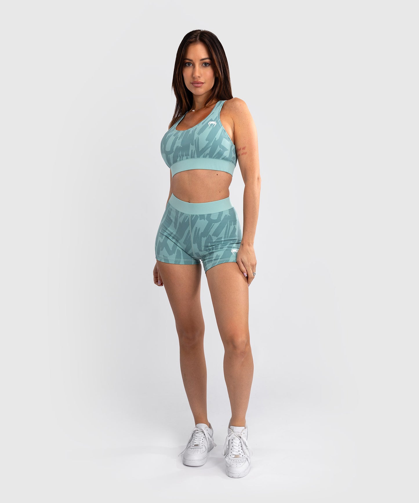 Shorts de Compression pour Femmes Venum Graffiti - Aqua