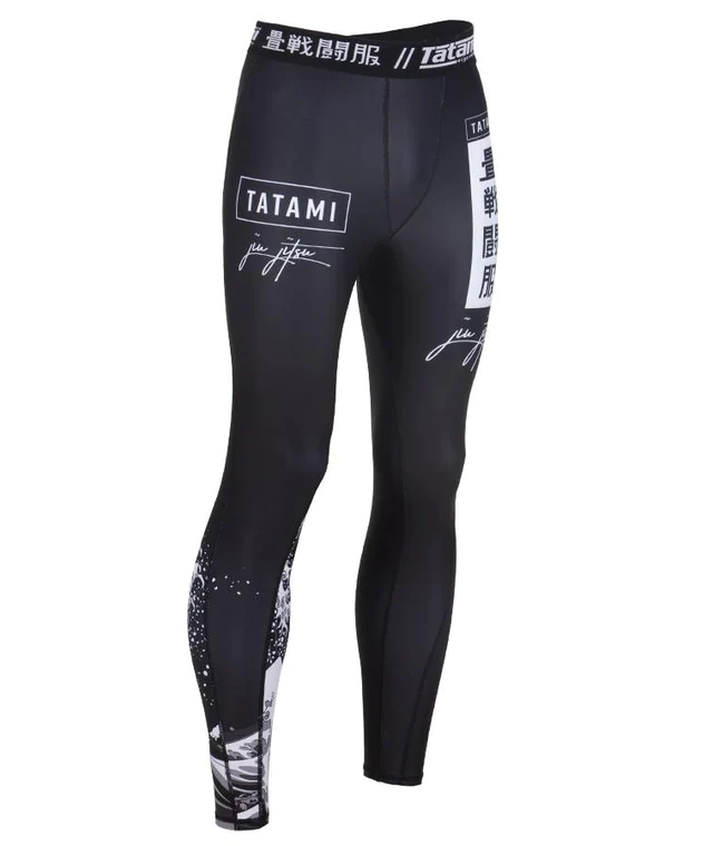 Tatami Fightwear Kanagawa Pantalones de Compresión - Negro