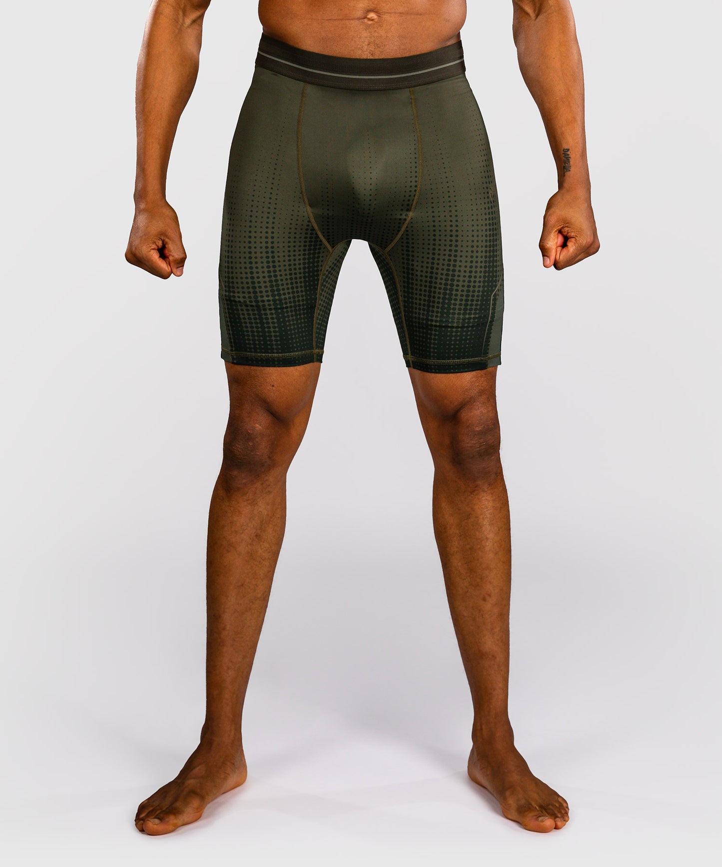 Short de Compression Venum Stealth Vale Tudo – Kaki/Vert Foncé