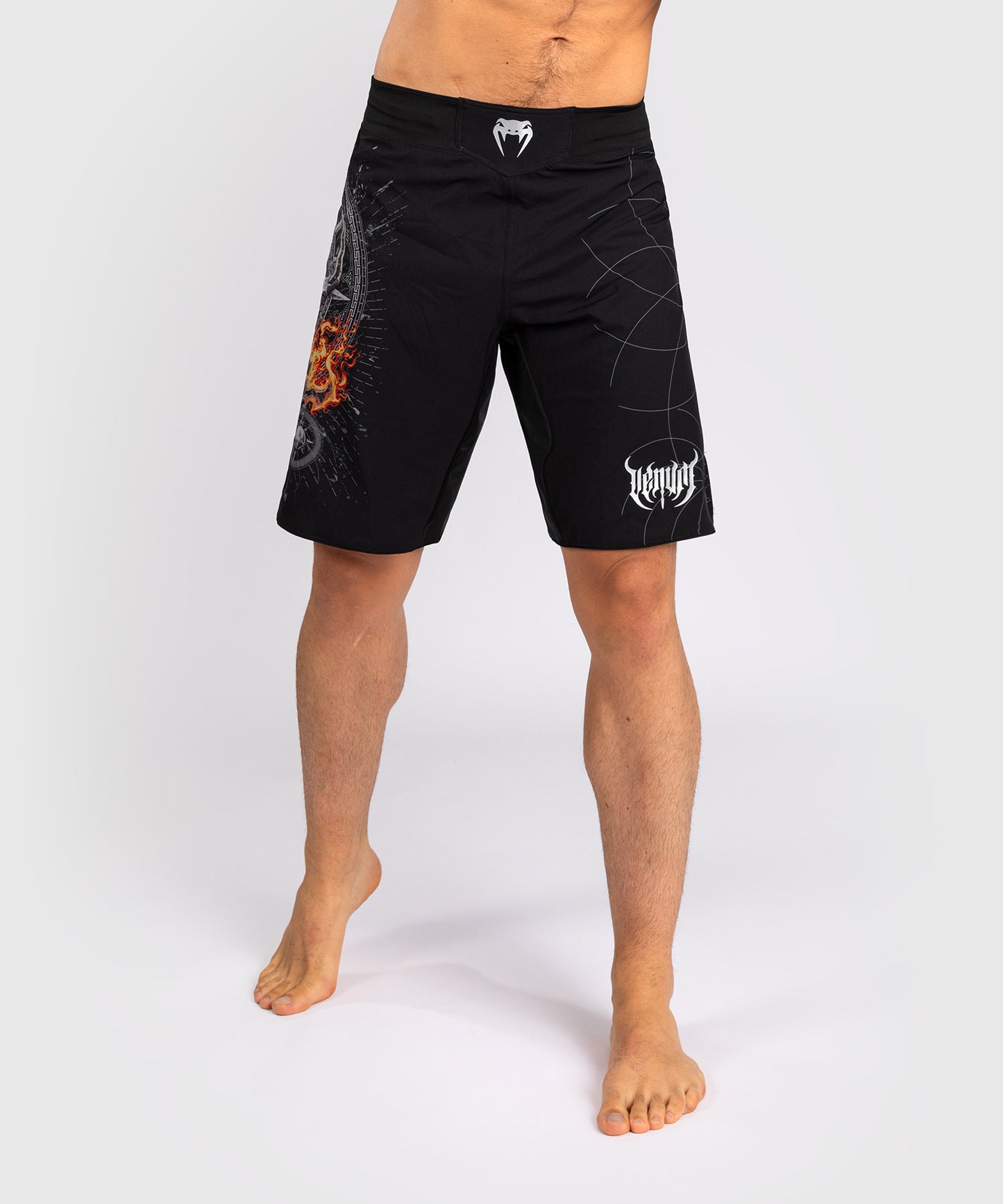 Venum Gladiator 5.0 Pantaloncini da combattimento Uomo - Nero/Argento