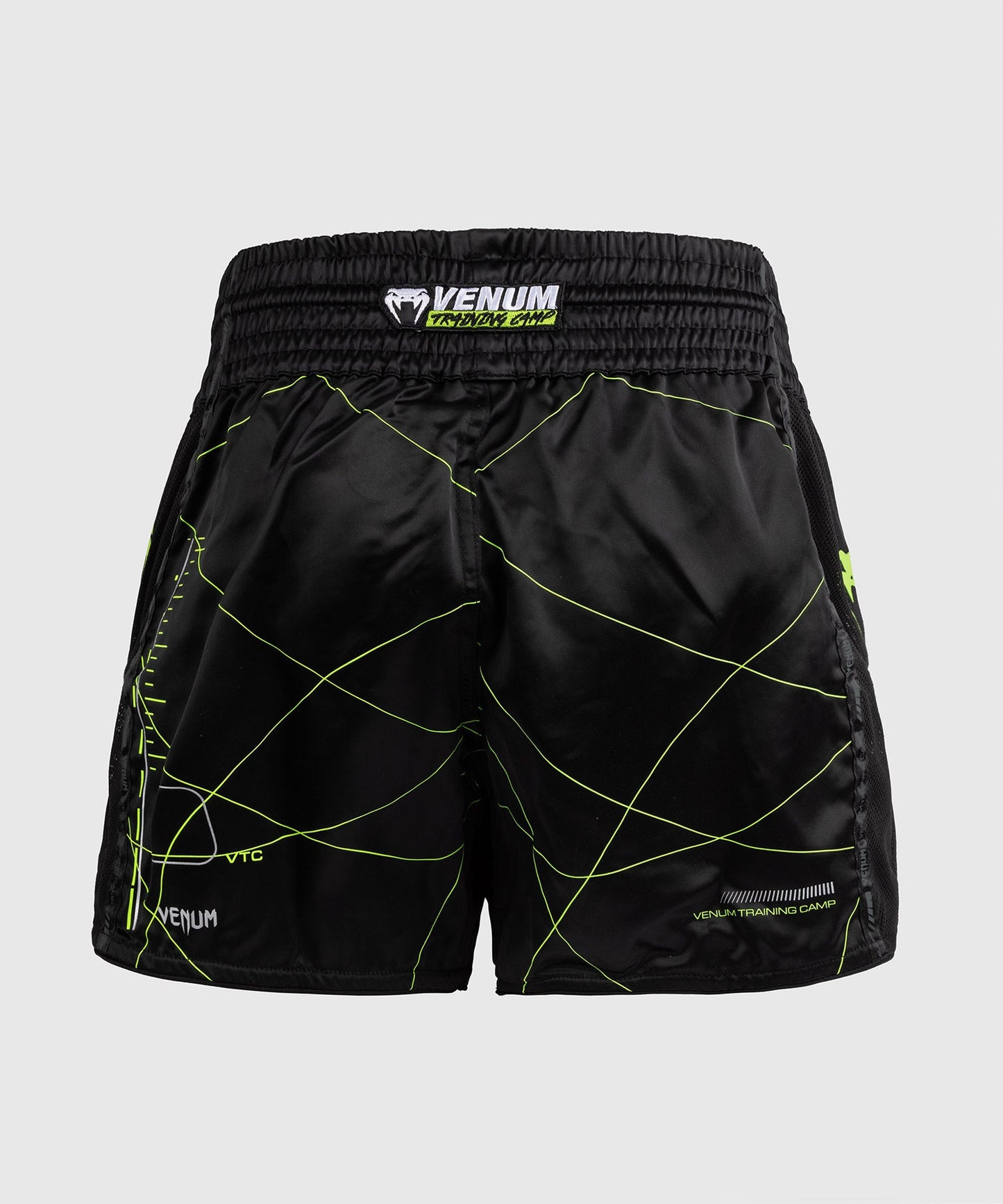 Short de Muay Thai Venum Training Camp 4.0 - Noir/Vert Fluo