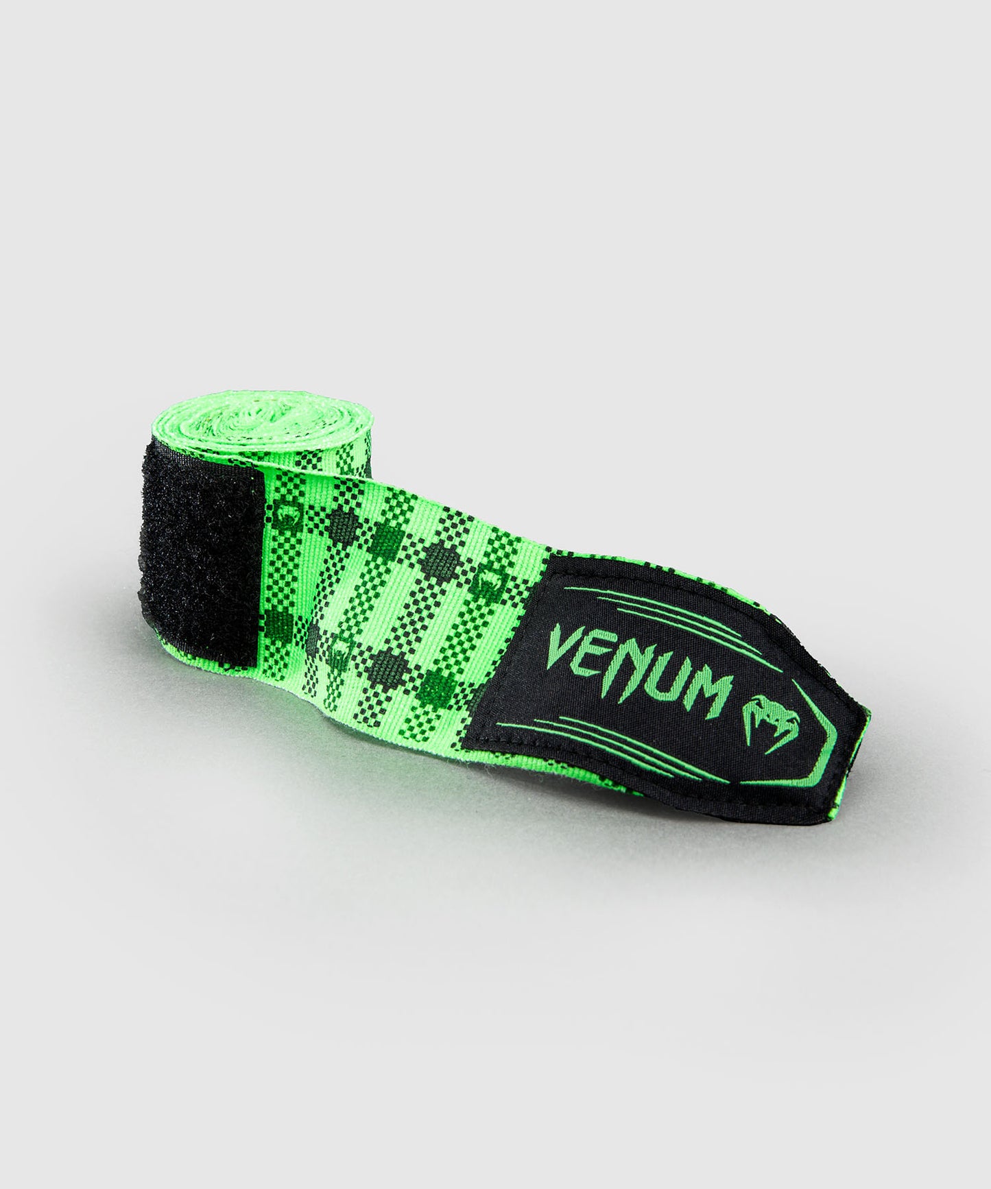 Venum Kontact Evo Tartan Boxing Bandagen - Neon Grün