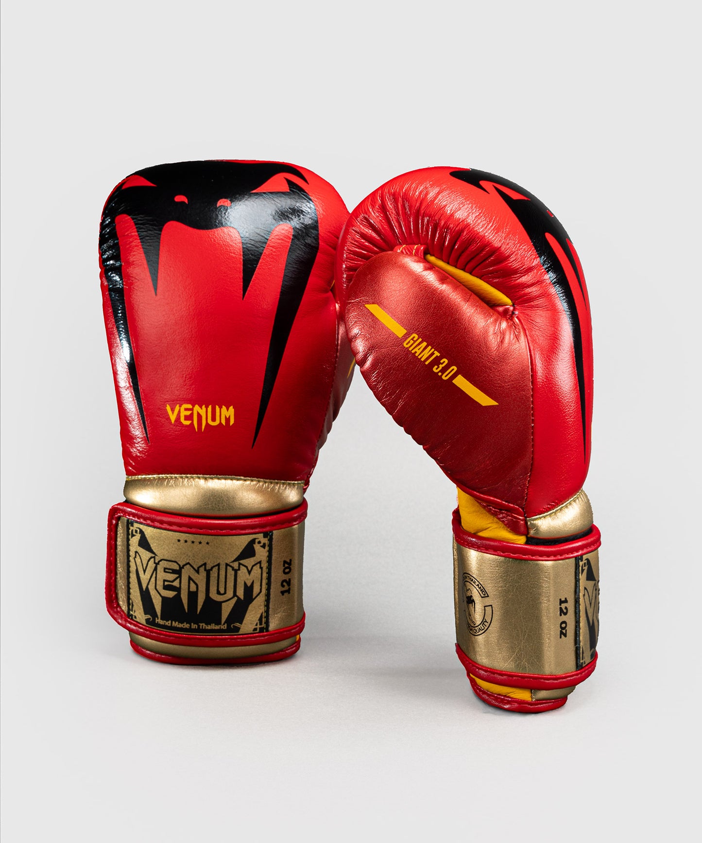 Gants de boxe Venum Giant 3.0 - Rouge/Jaune/Doré