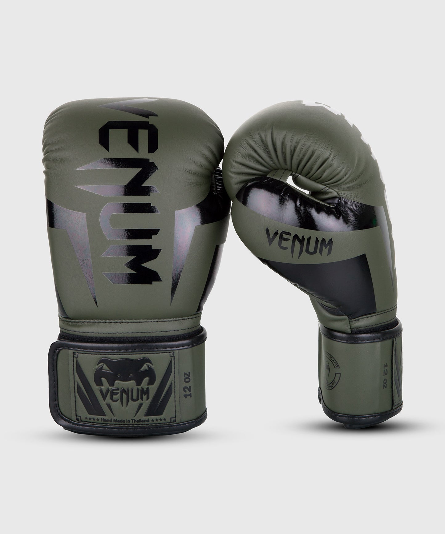 Guantes de Boxeo Venum Elite - Kaki/Negro