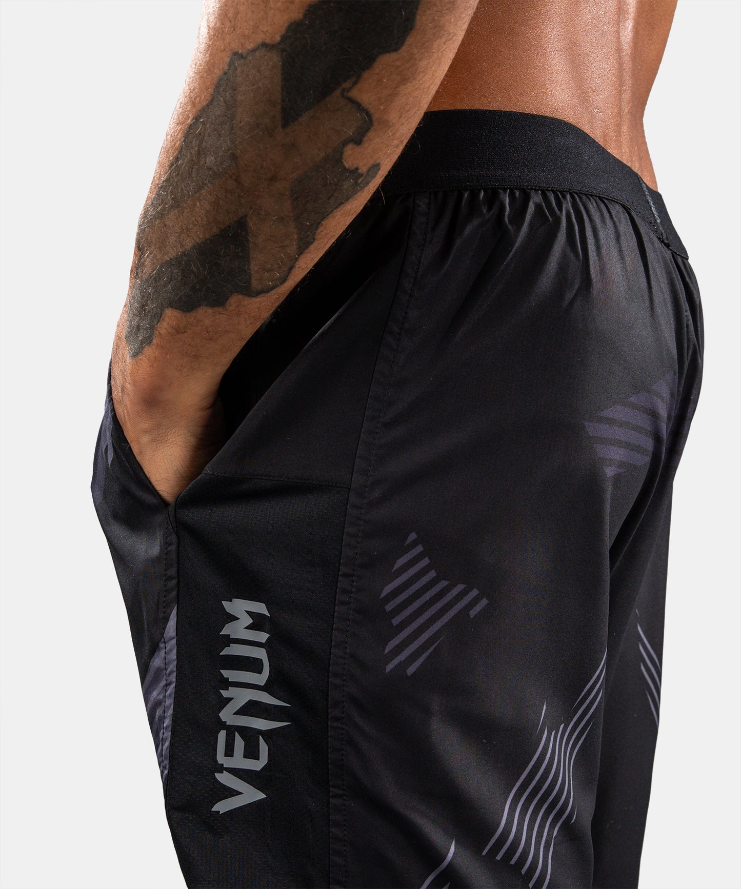 Venum No-Gi 6.0 Pantalón Corto de Entrenamiento - Negro/Gris