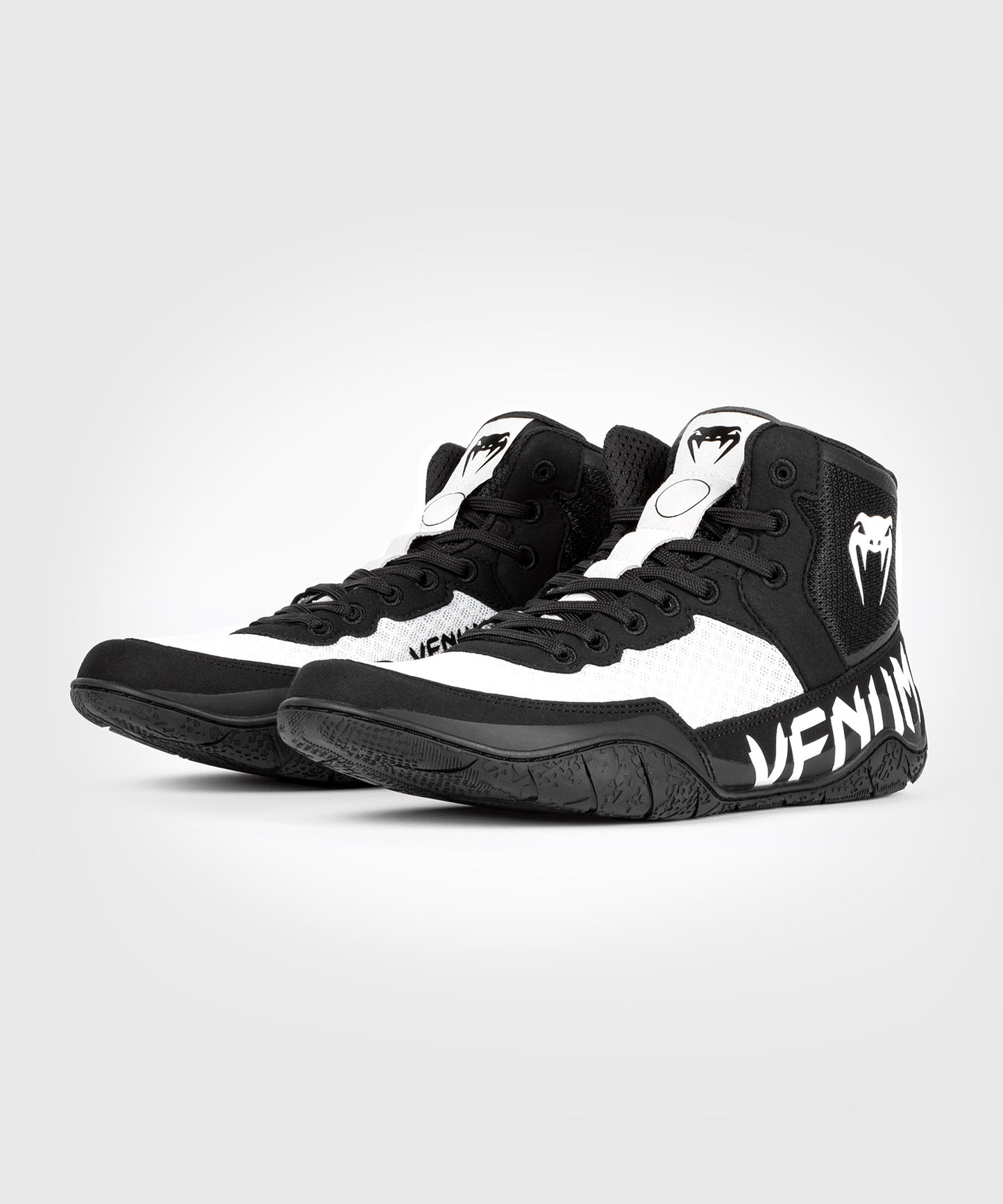 Venum Elite Wrestling Schuhe - Schwarz/Weiß
