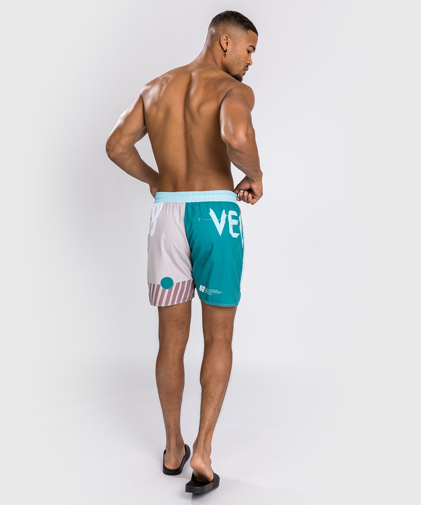 Short De Bain Venum Summer 88 - Clearwater/Bleu Mosaïque