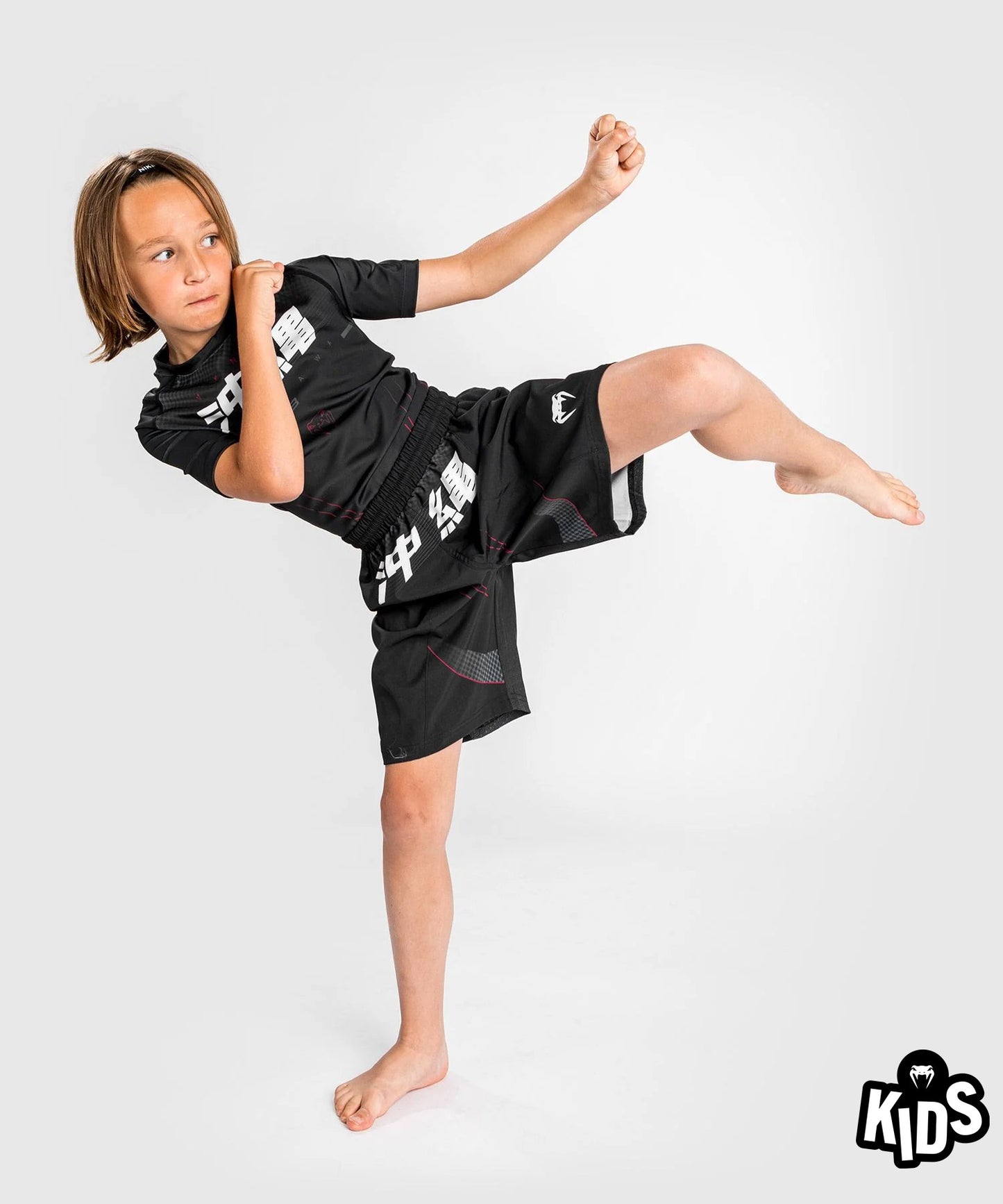 Venum Okinawa 3.0 - Kinder Trainingsshorts - Schwarz/Rot