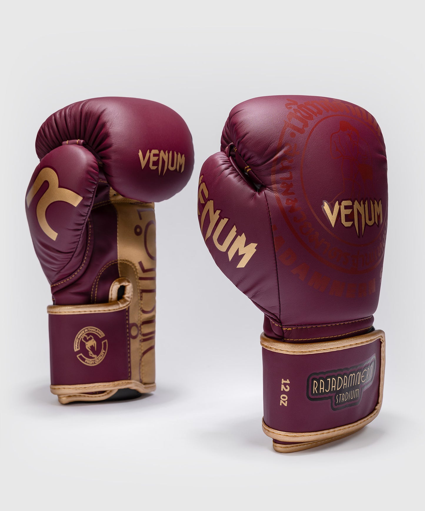 Venum x Rajadamnern Boxhandschuhe - Burgunder
