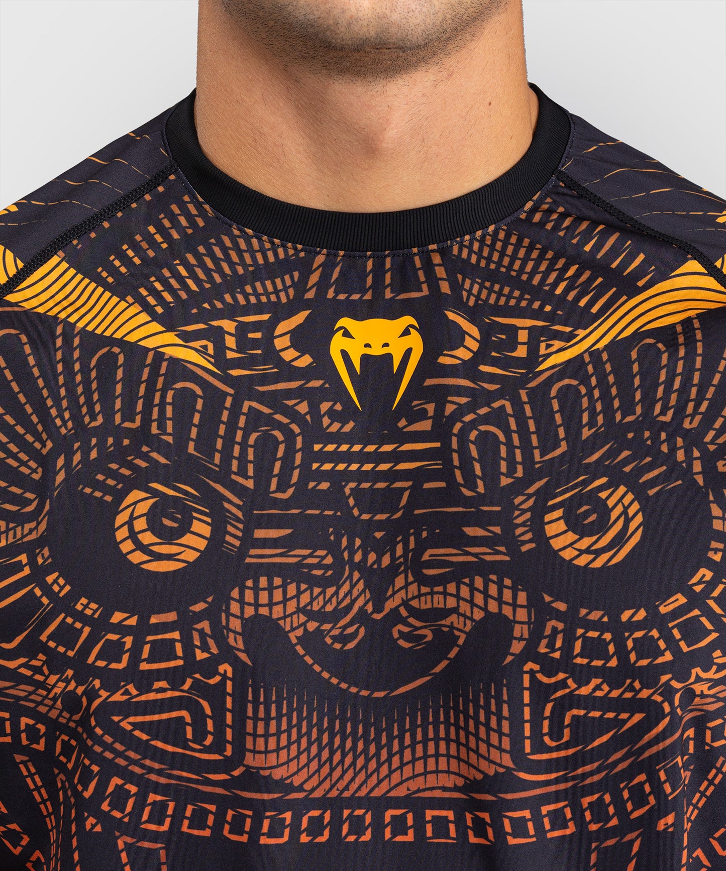 Venum Quetzal Fury Dry-Tech T-Shirt - Black/Fury Red/ Tangerine