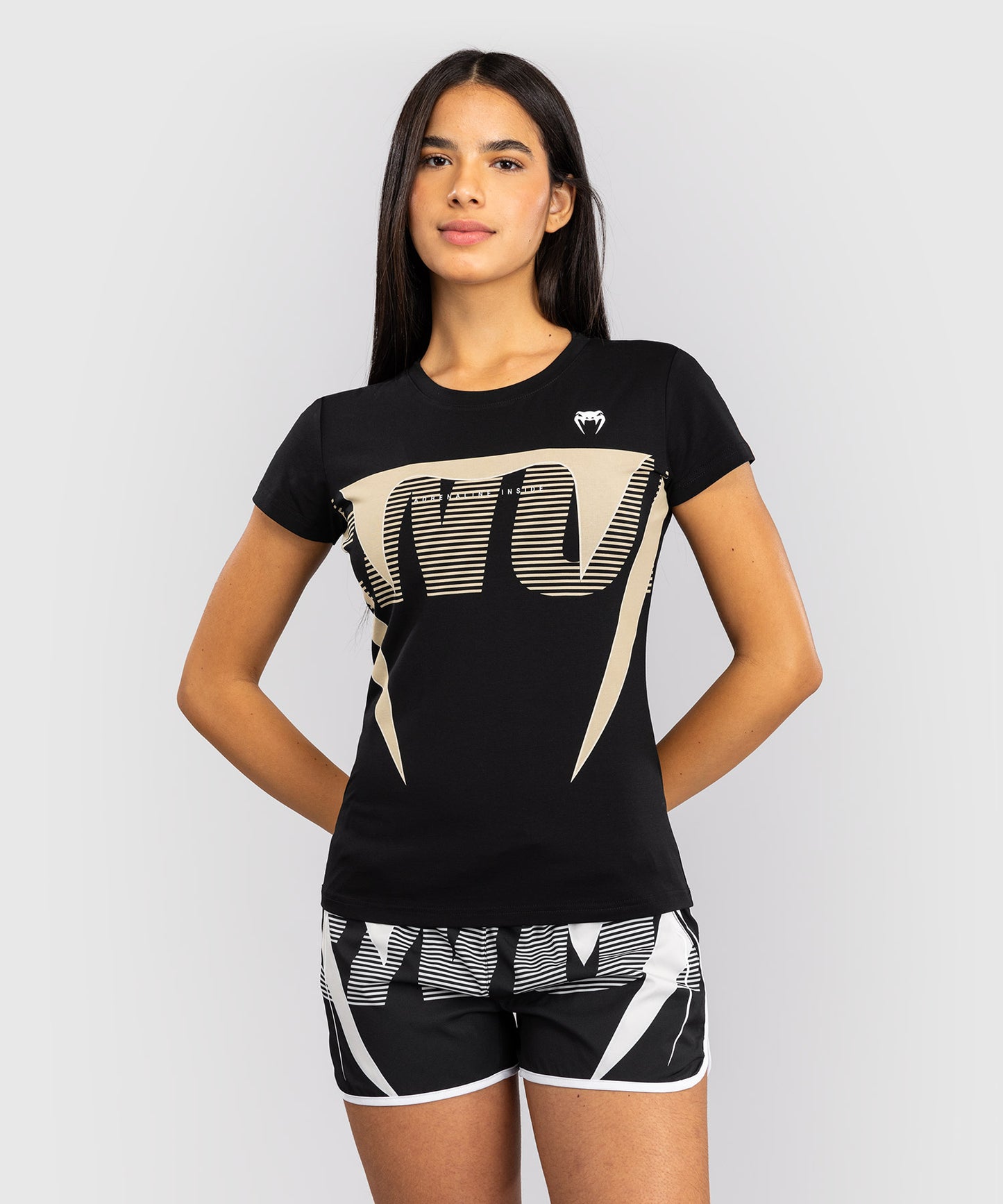 Venum Adrenaline Women's T-Shirt - Black/ Ivory