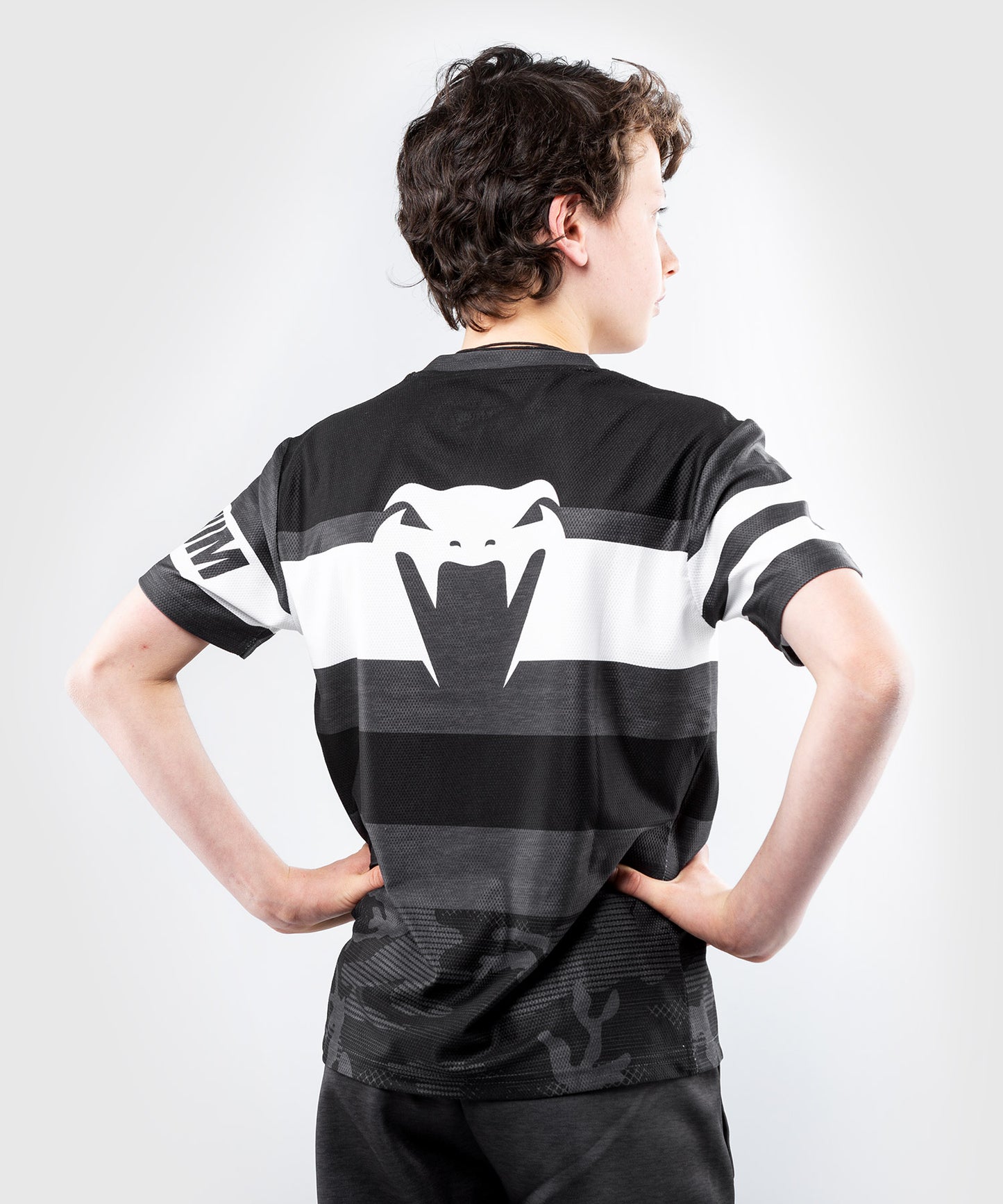 Venum Bandit Dry Tech T-Shirt - für Kinder - Schwarz/Grau