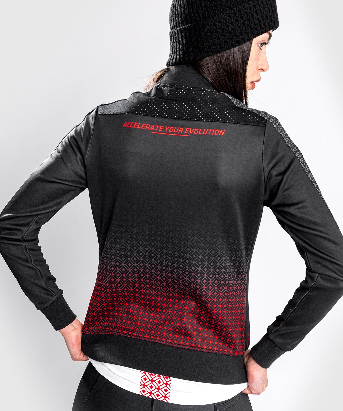 Veste UFC Venum Performance Institute - Pour Femmes - Noir/Rouge