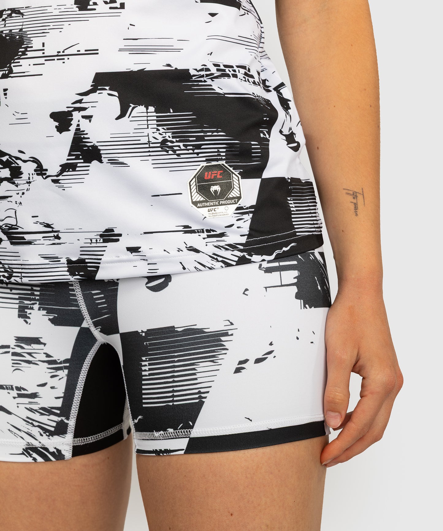 Women’s UFC Zenith by Venum White Authentic Fight Week Performance Short Sleeve T-Shirt